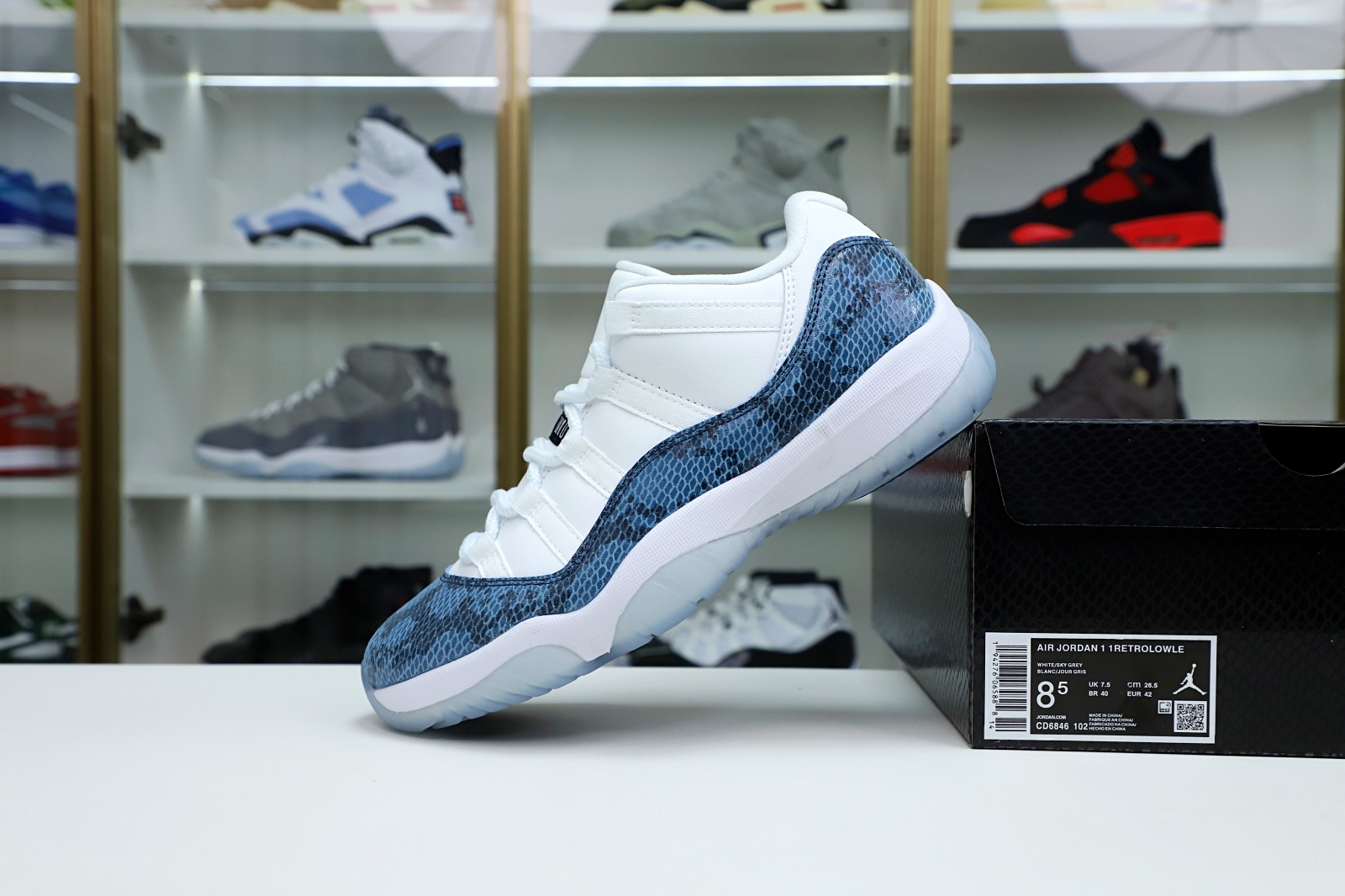 Air Jordan 11 “navy snakeskin” - finekick.vip