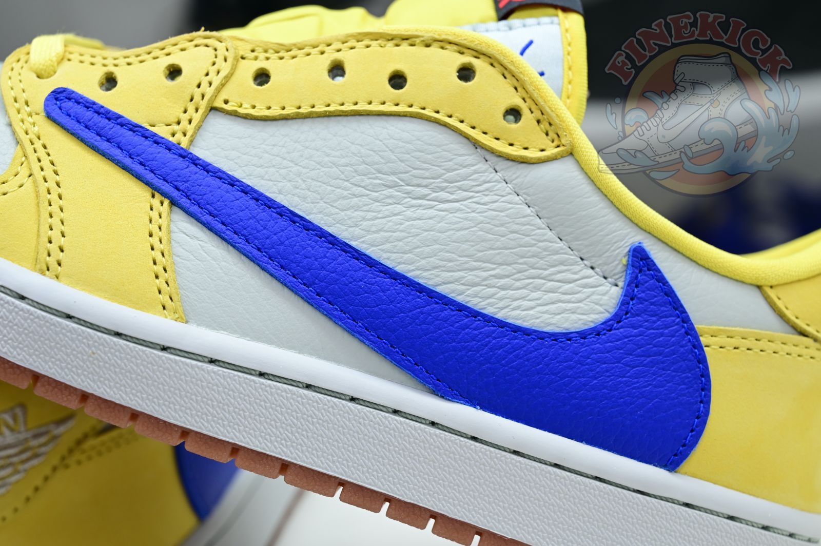 Travis Scott x Air Jordan 1Low Canary - finekick.vip