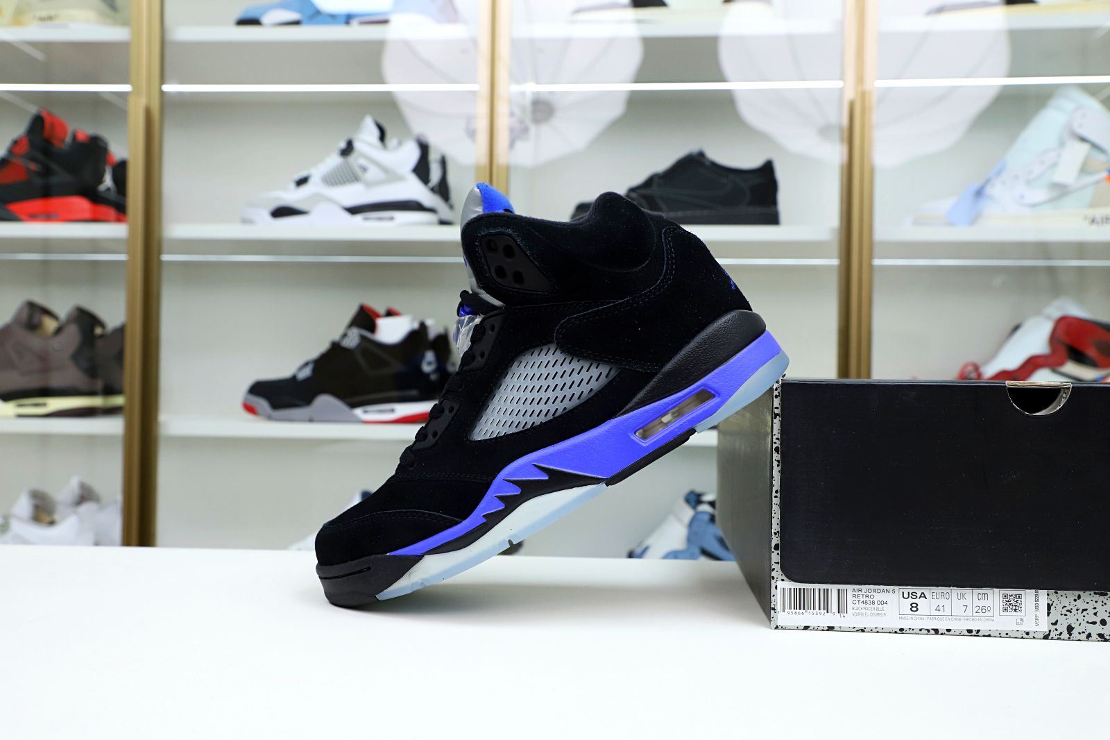 AIR Air JORDAN 5 RETRO 'RACER BLUE' - finekick.vip