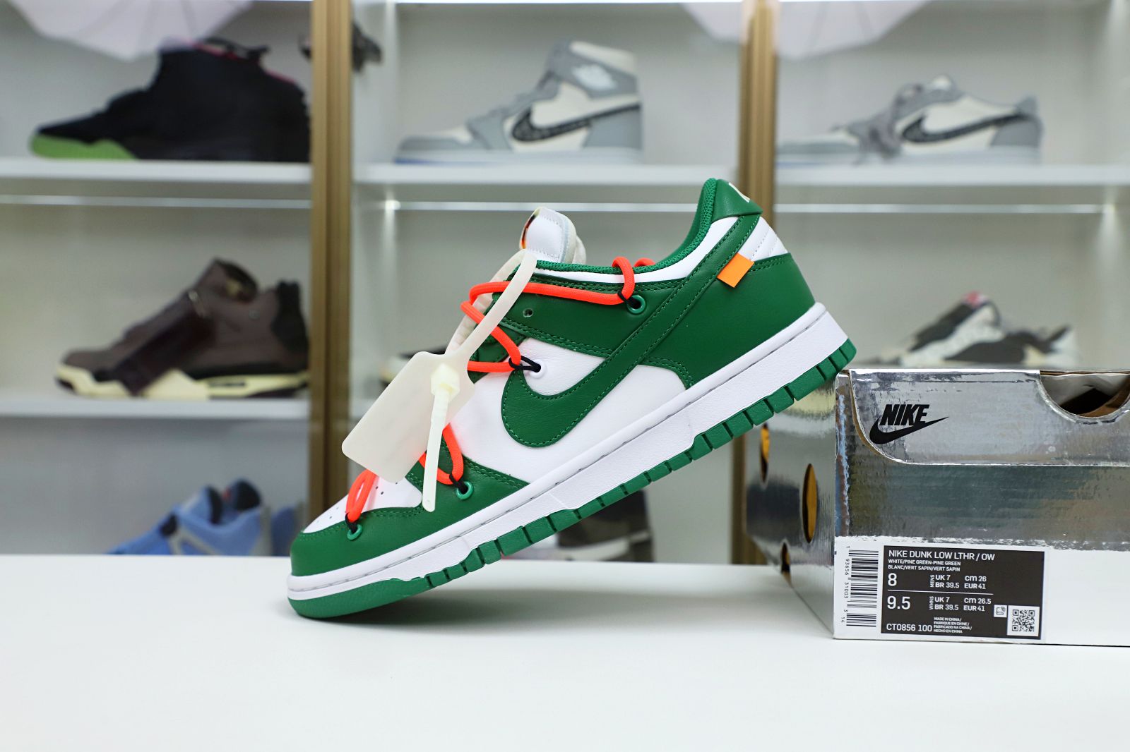 OFF-WHITE X DUNK LOW 'PINE GREEN' - finekick.vip