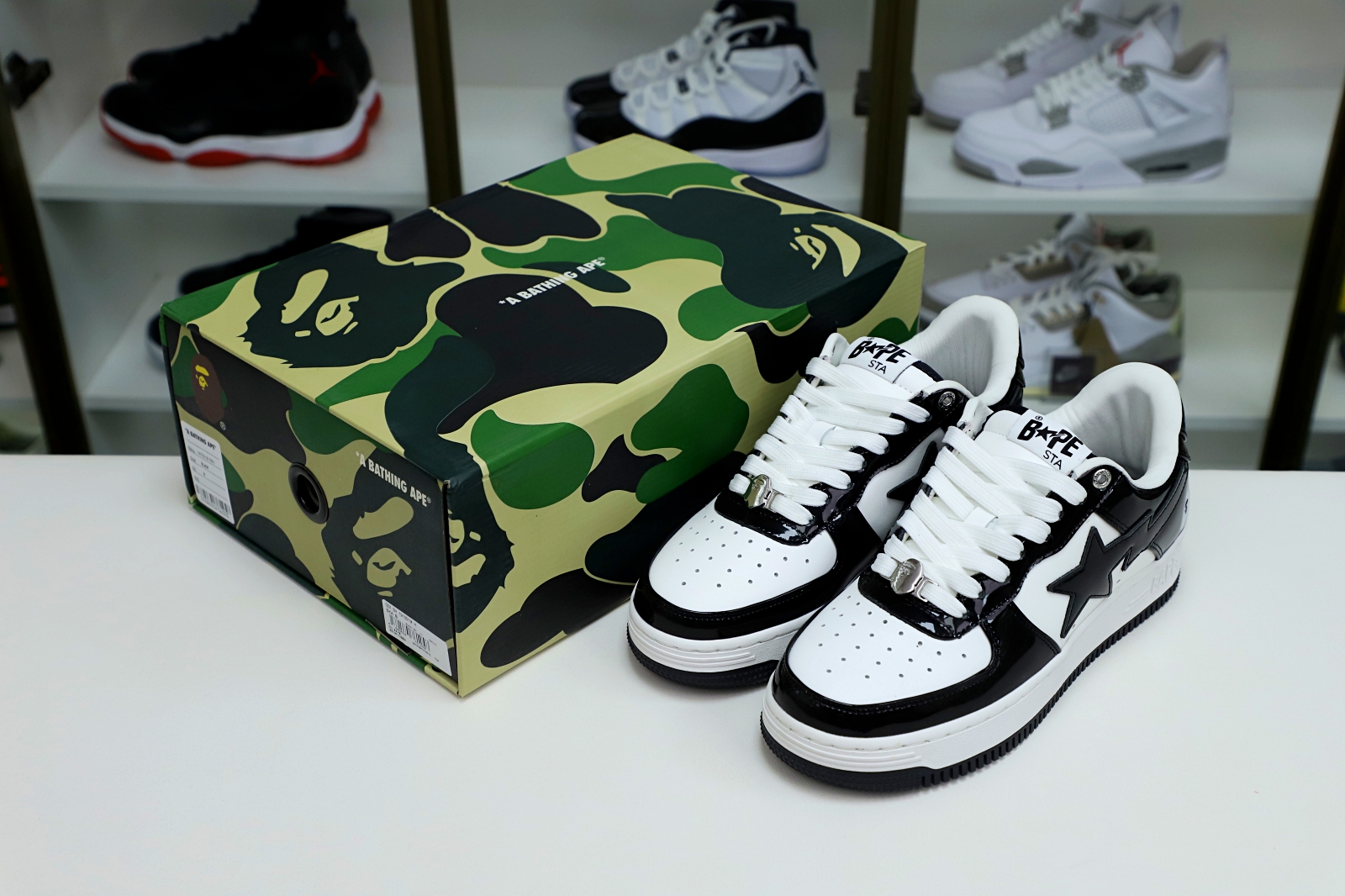 BAPESTA 'BLACK' - finekick.vip
