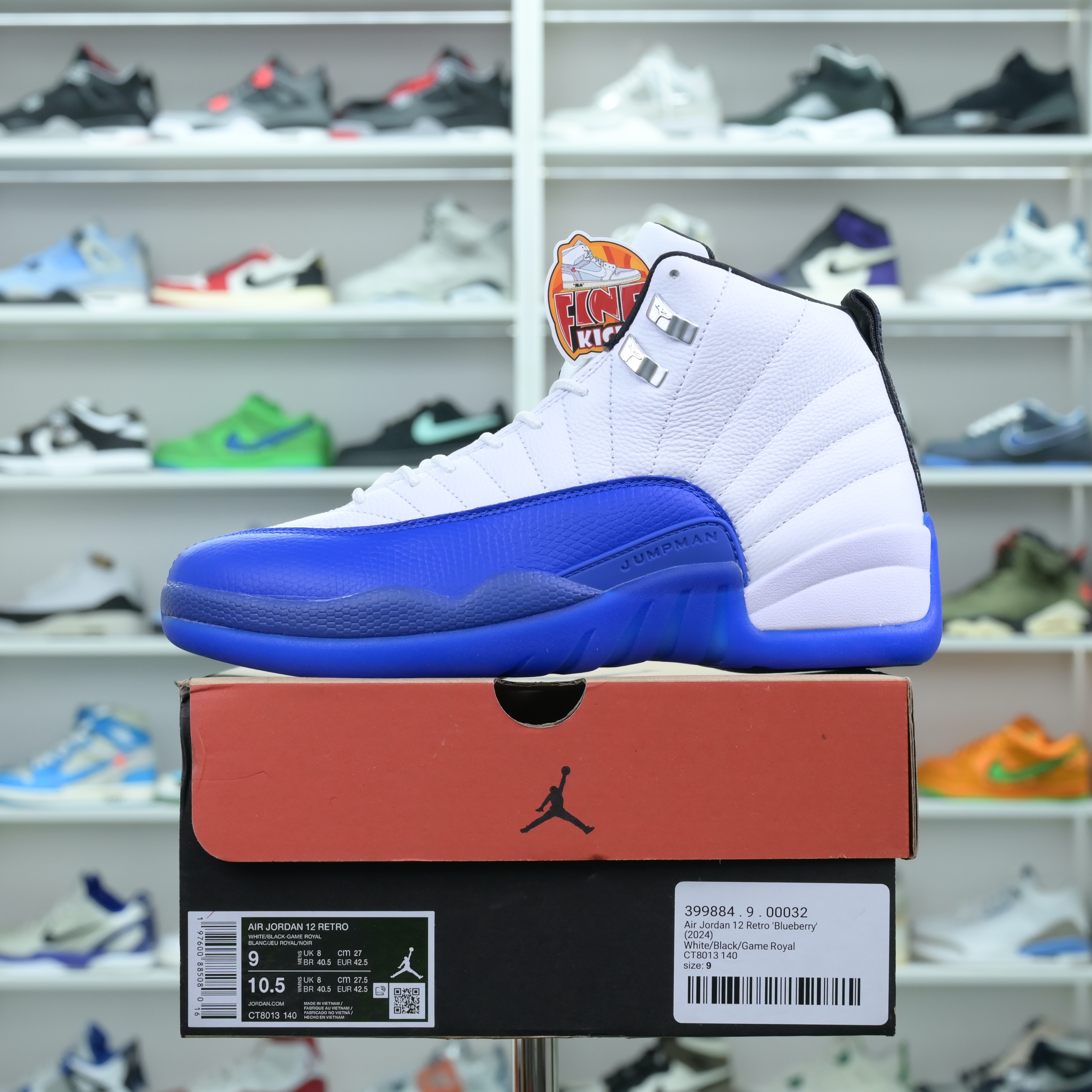 Air Jordan 12 Retro'Blueberry'(2024) - finekick.vip