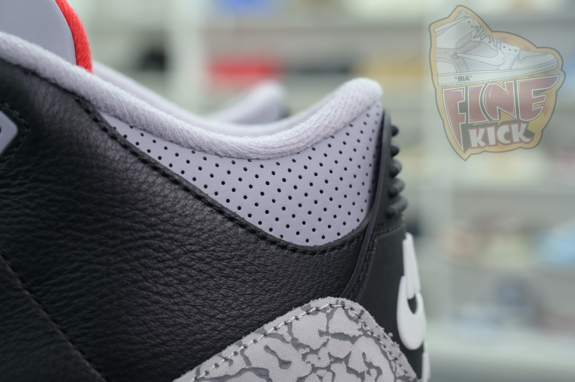 Air Jordan 3“Black Cement Reimagined” - finekick.vip