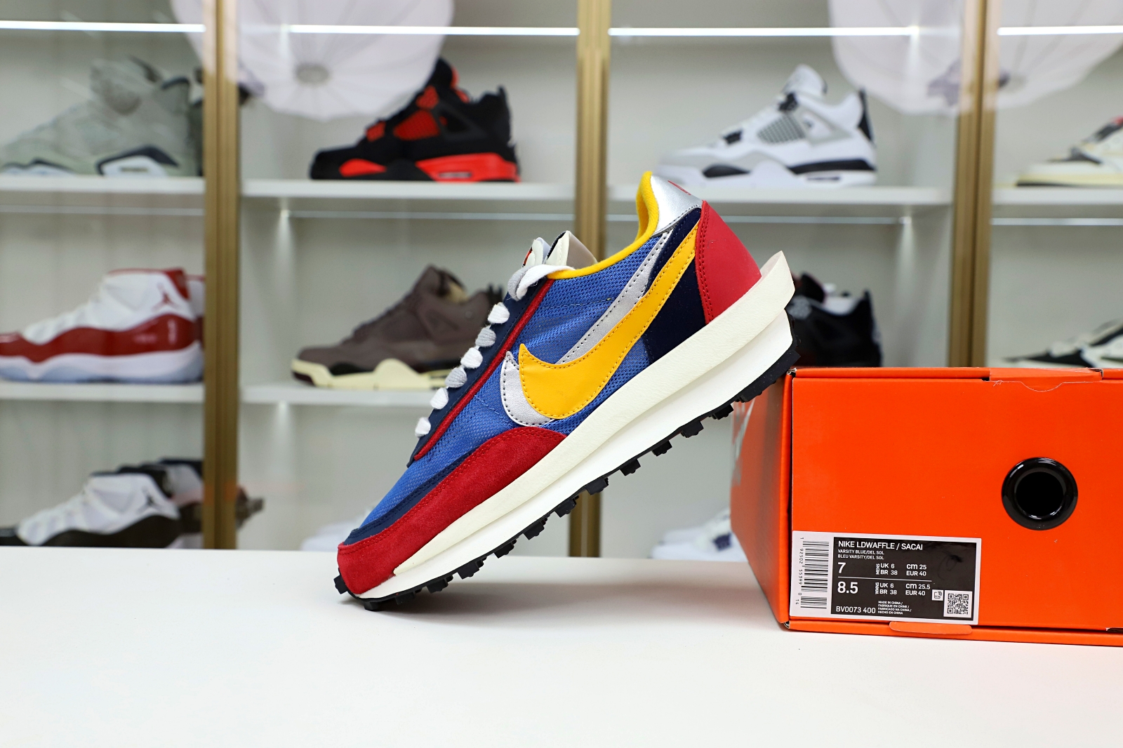SACAI X LDWAFFLE 'VARSITY BLUE' - finekick.vip