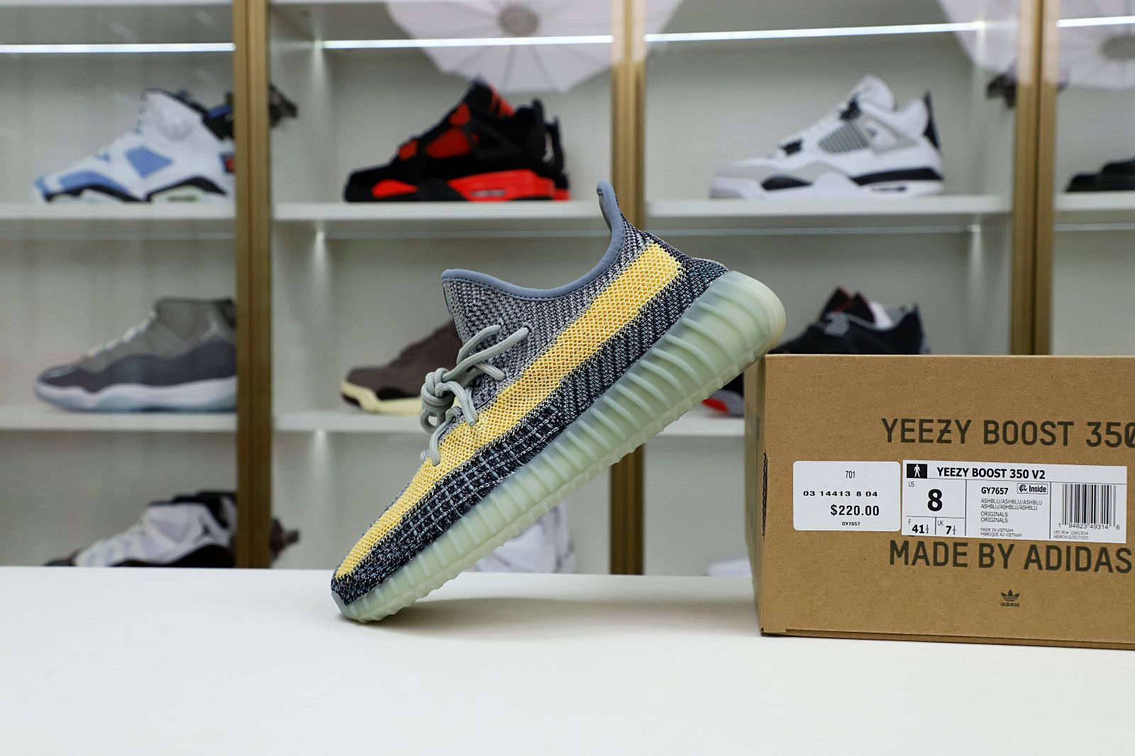 YEEZY BOOST 350 V2 'ASH BLUE - finekick.vip