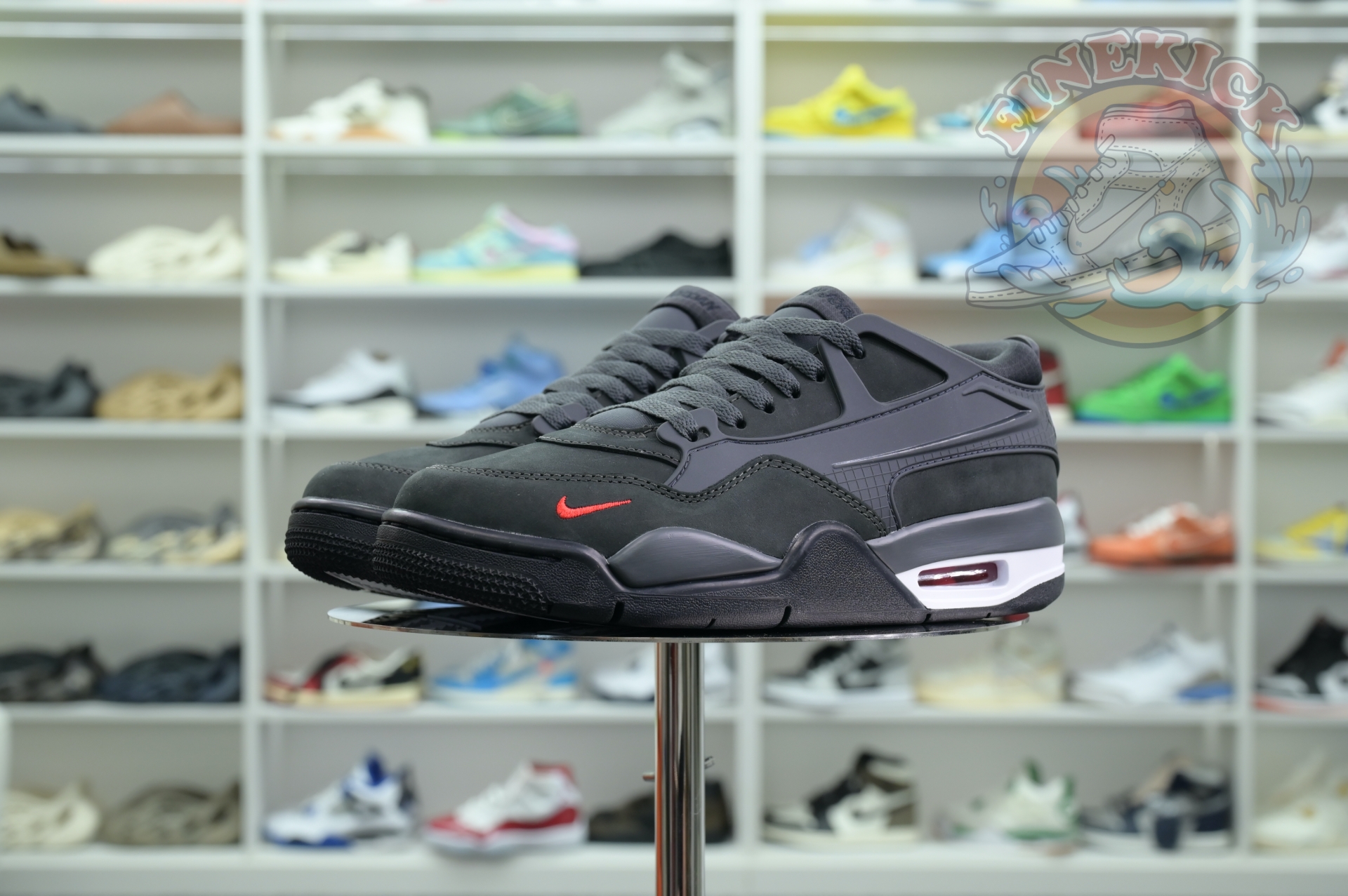 Nigel Sylvester x Air Jordan 4 RM SP “Anthracite” - finekick.vip