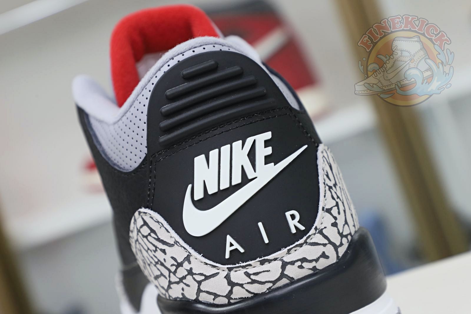 Air Jordan 3 retro blackcement  2018(854262-001) - finekick.vip