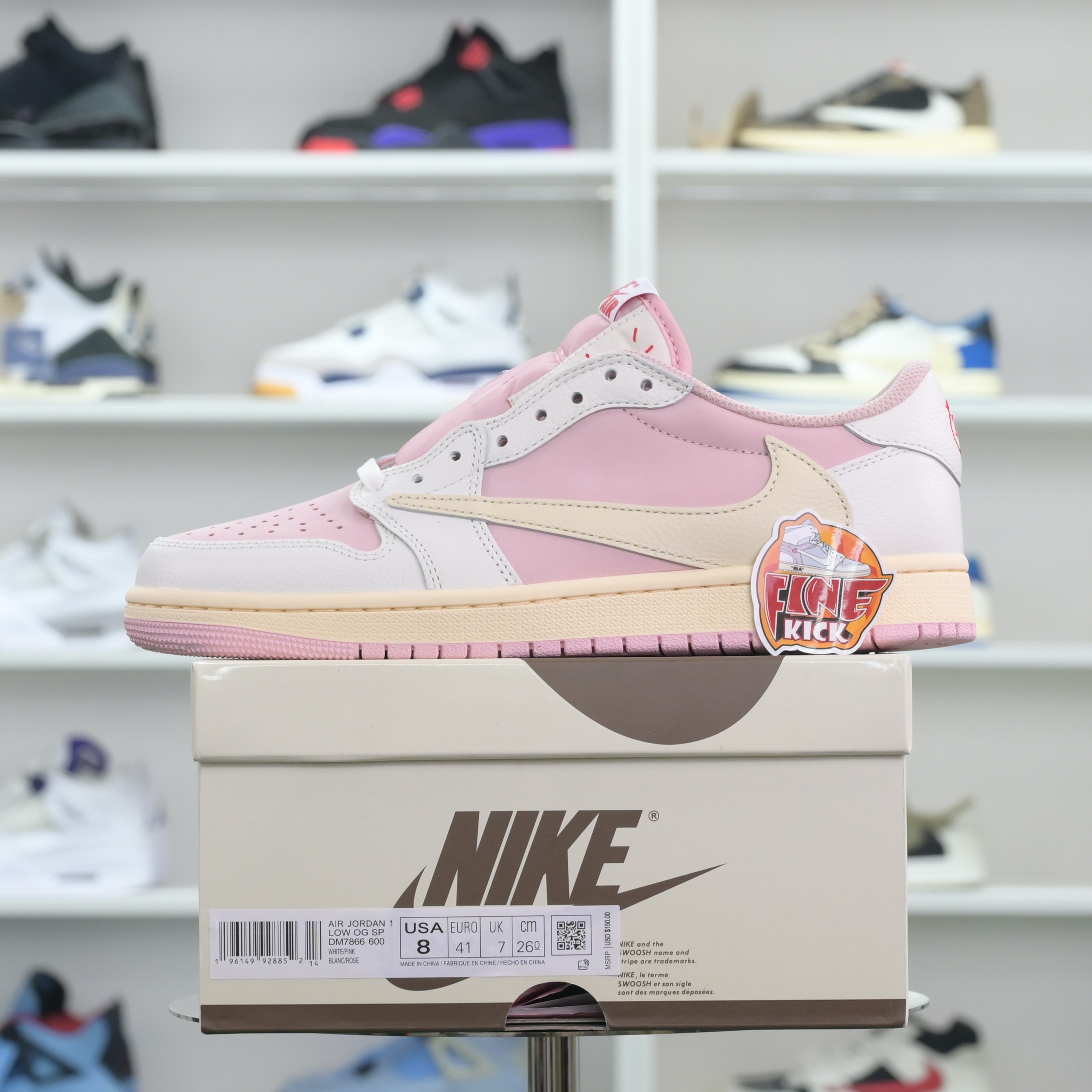 Travis Scott x Air Jordan 1Low - finekick.vip