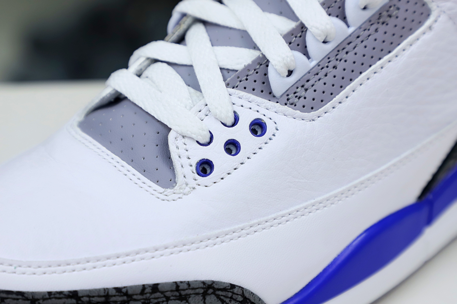 AIR JORDAN 3 RETRO 'RACER BLUE' (CT8532-145) - finekick.vip