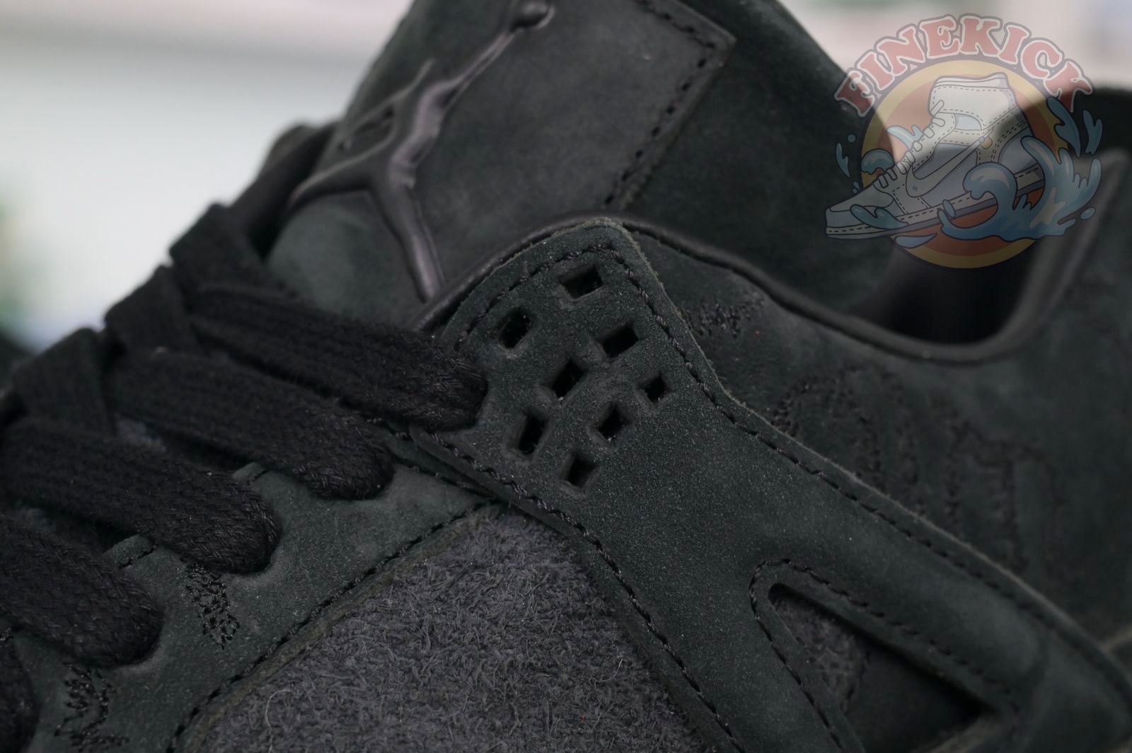 Air Jordan 4 kaws black - finekick.vip