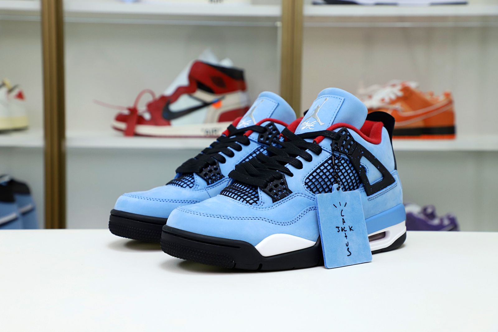 TRAVIS SCOTT X AIR JORDAN 4 RETRO 'CACTUS JACK' FRIENDS & FAMILY - finekick.vip