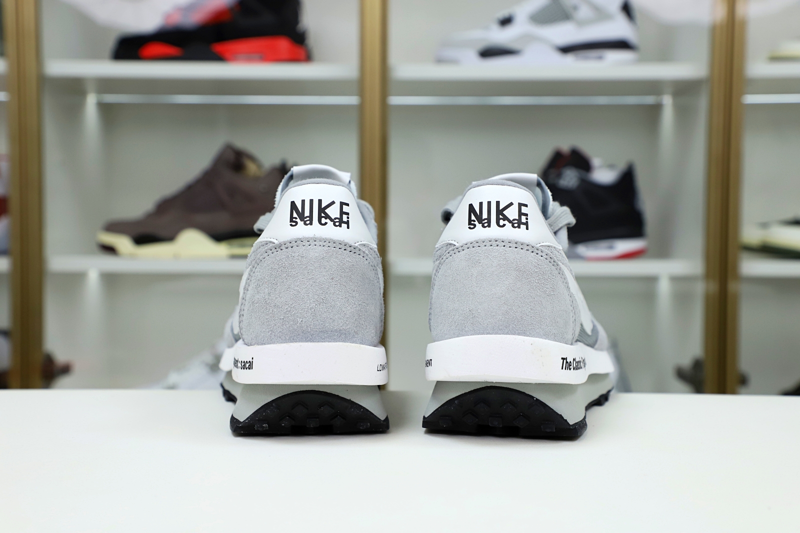 FRAGMENT DESIGN X SACAI X LDV WAFFLE 'LIGHT SMOKE GREY' - finekick.vip