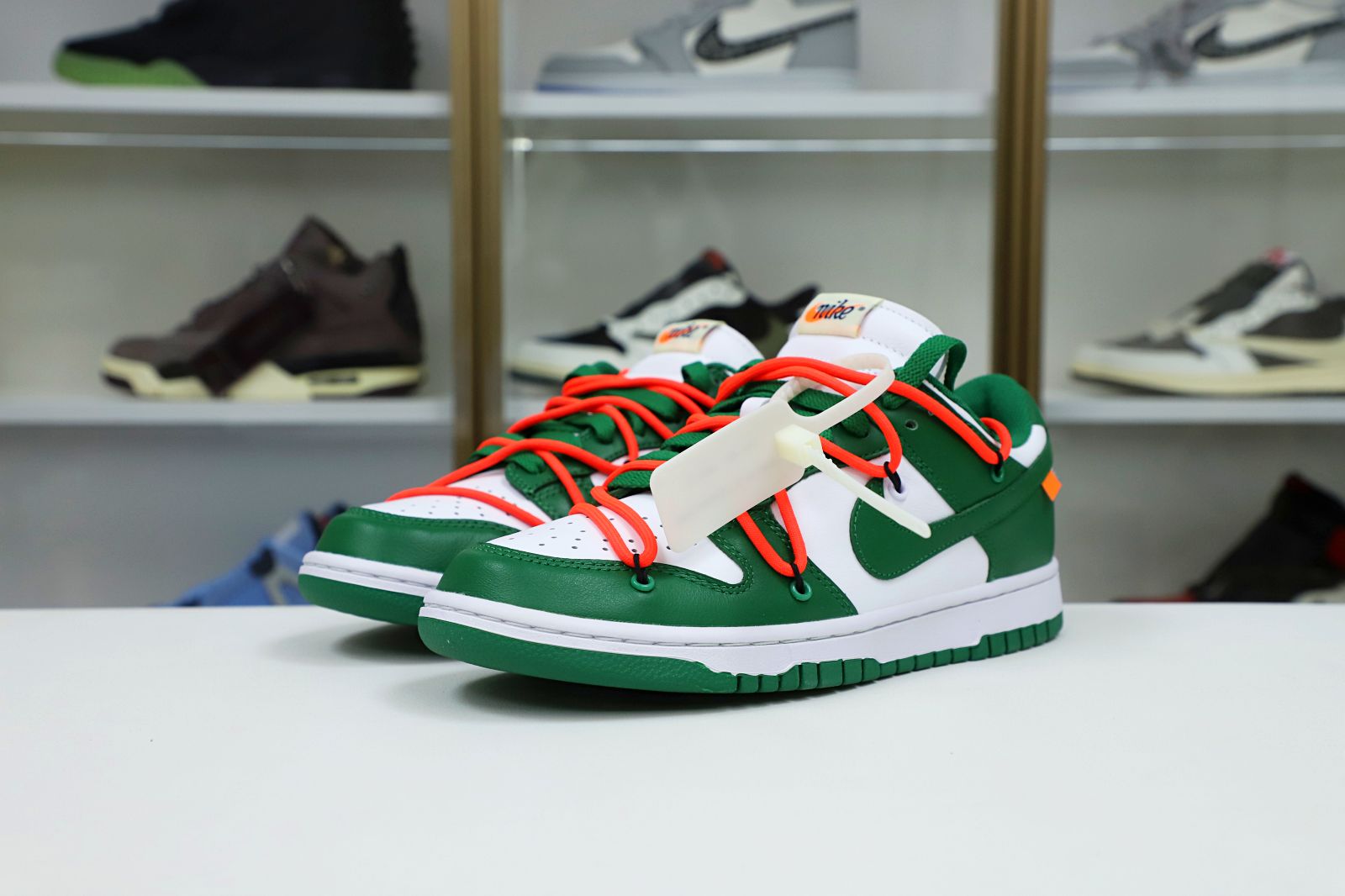 OFF-WHITE X DUNK LOW 'PINE GREEN' - finekick.vip