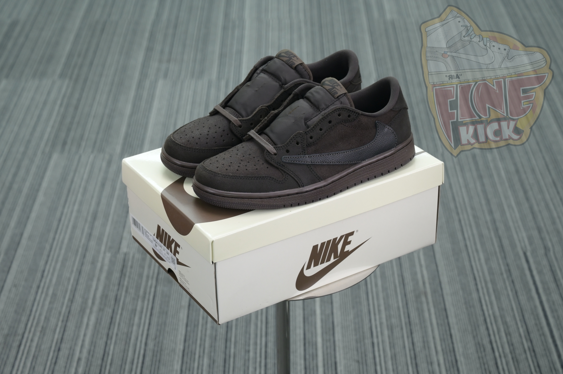 Travis Scott x Air Jordan 1 Low OG“Velvet Brown” - finekick.vip