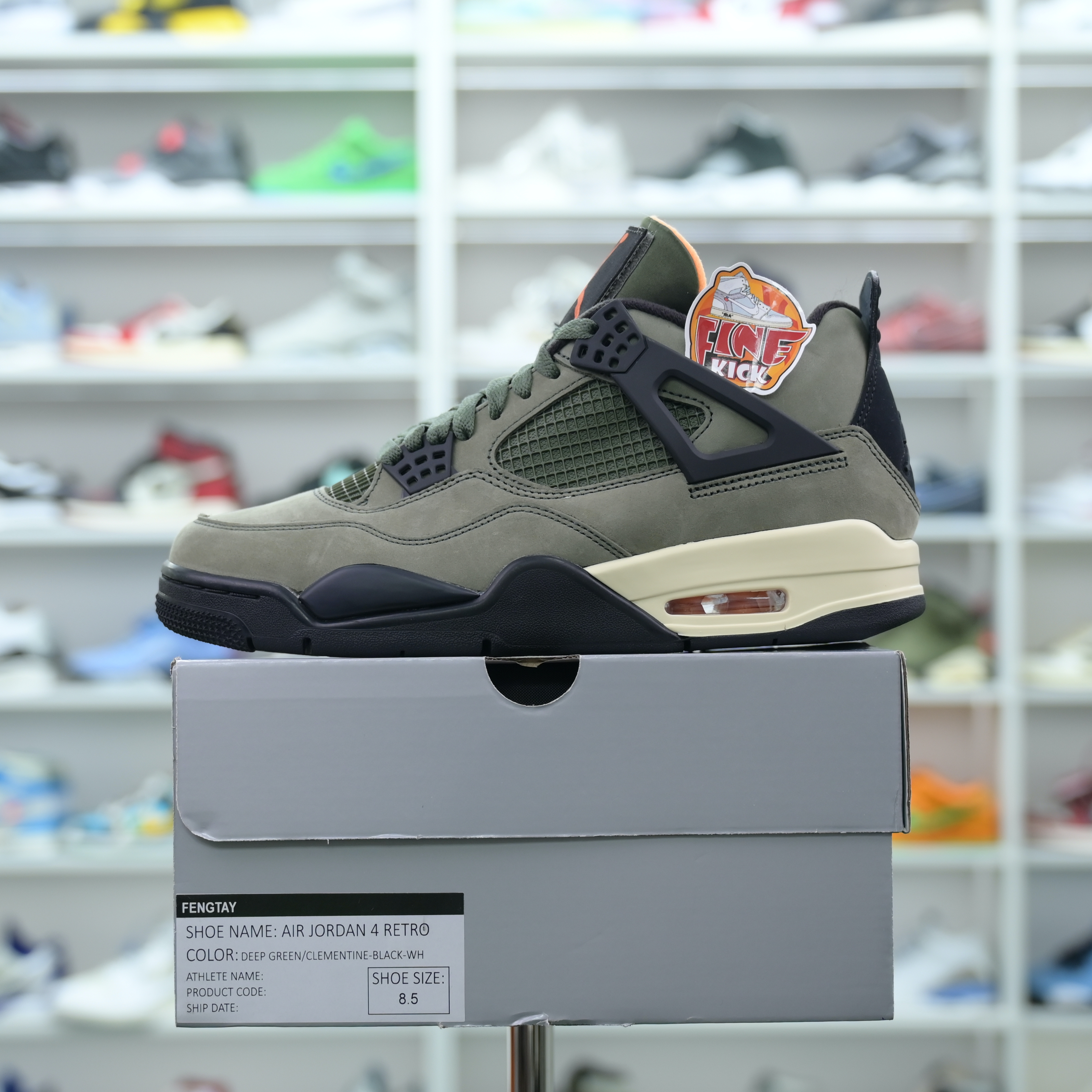 UNDEFEATED x Air Jordan 4 Retro UNDFTD - finekick.vip