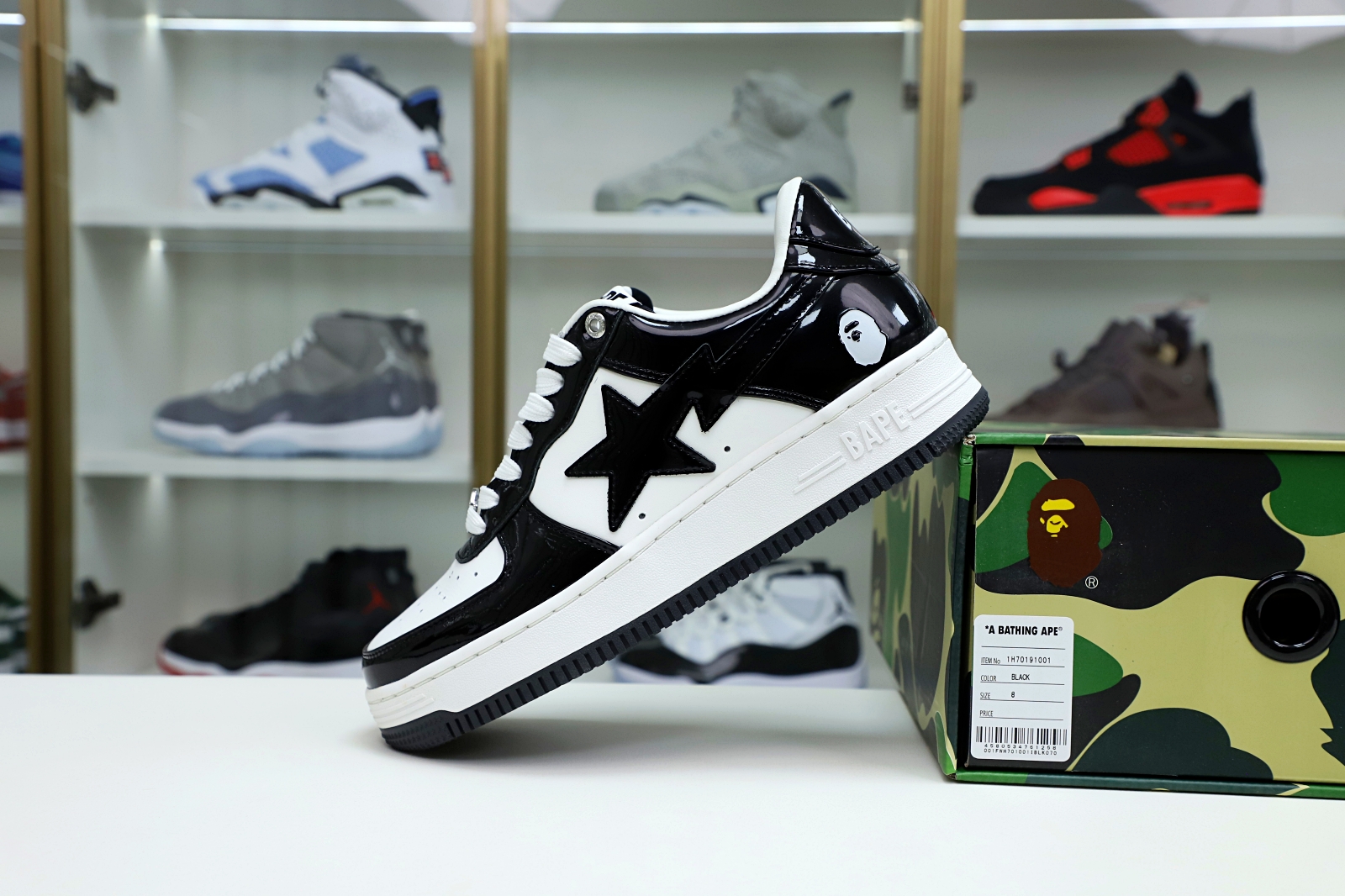 BAPESTA 'BLACK' - finekick.vip