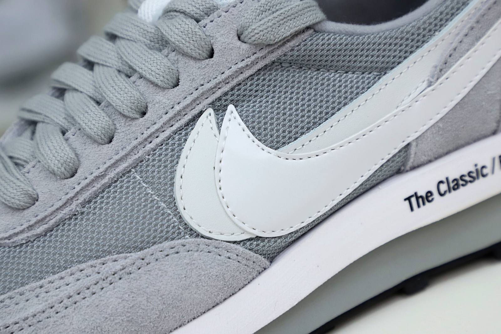FRAGMENT DESIGN X SACAI X LDV WAFFLE 'LIGHT SMOKE GREY' - finekick.vip