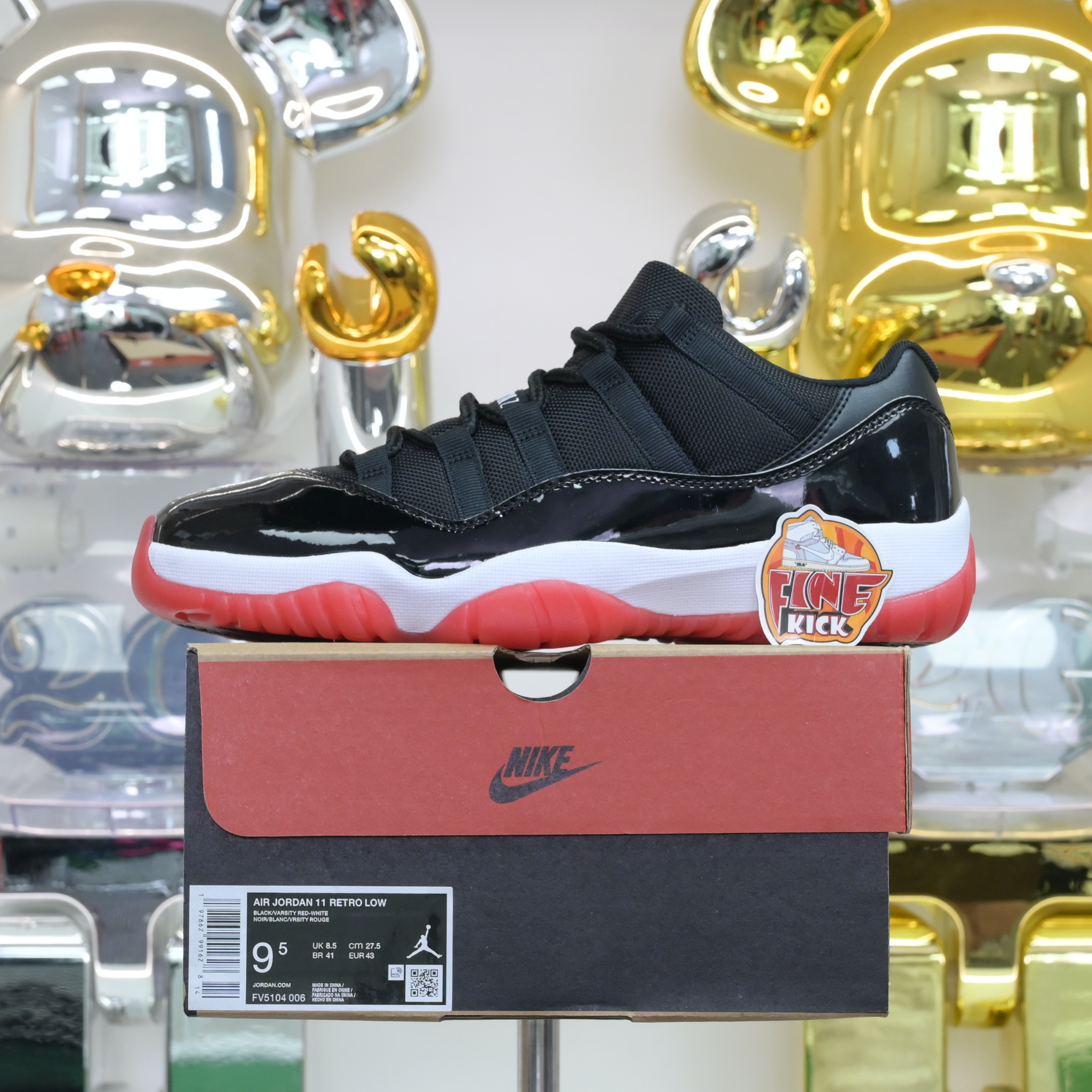 Air Jordan 11 Low“Bred” FV5104-006 - finekick.vip
