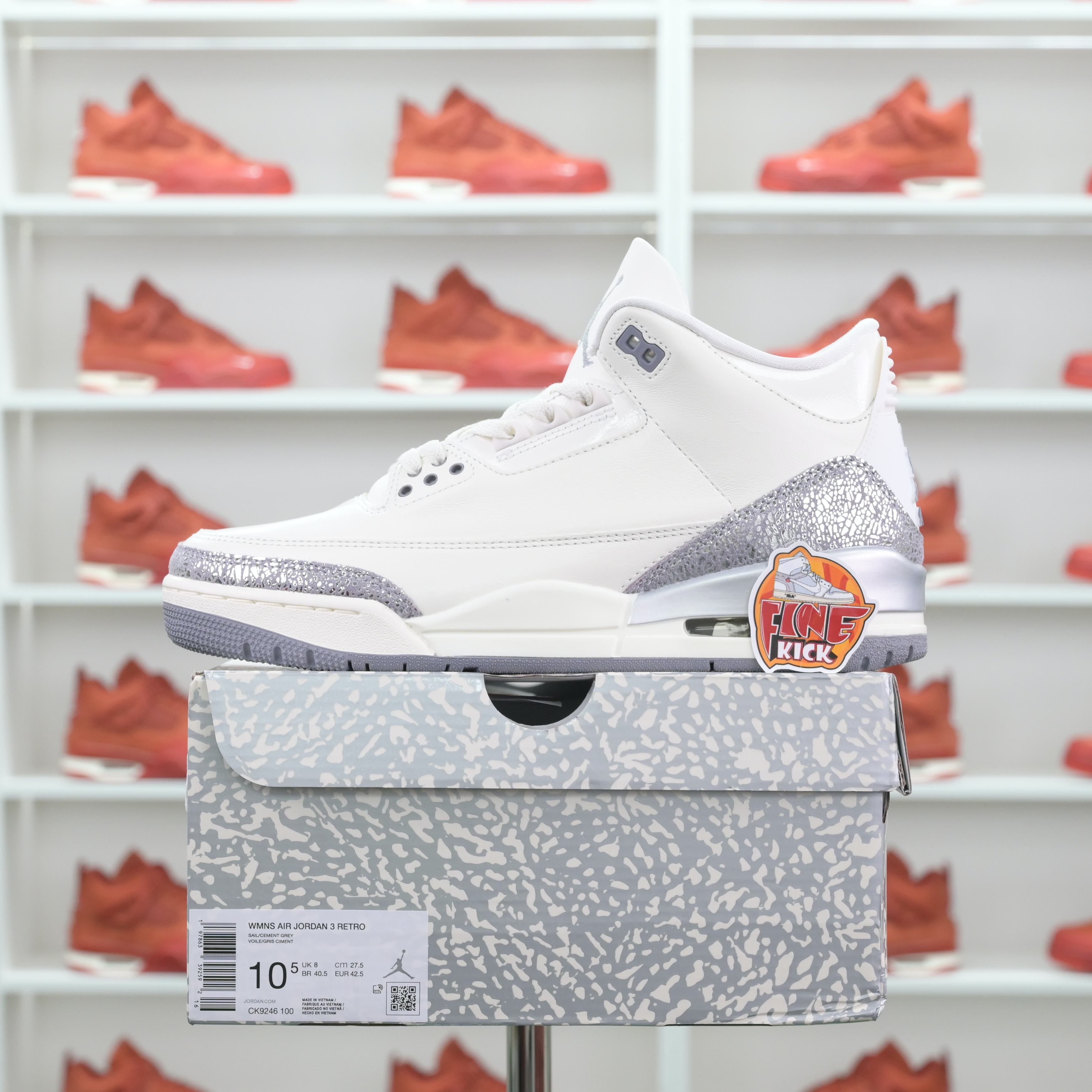 Air Jordan3“Sail” CK9246-100 - finekick.vip