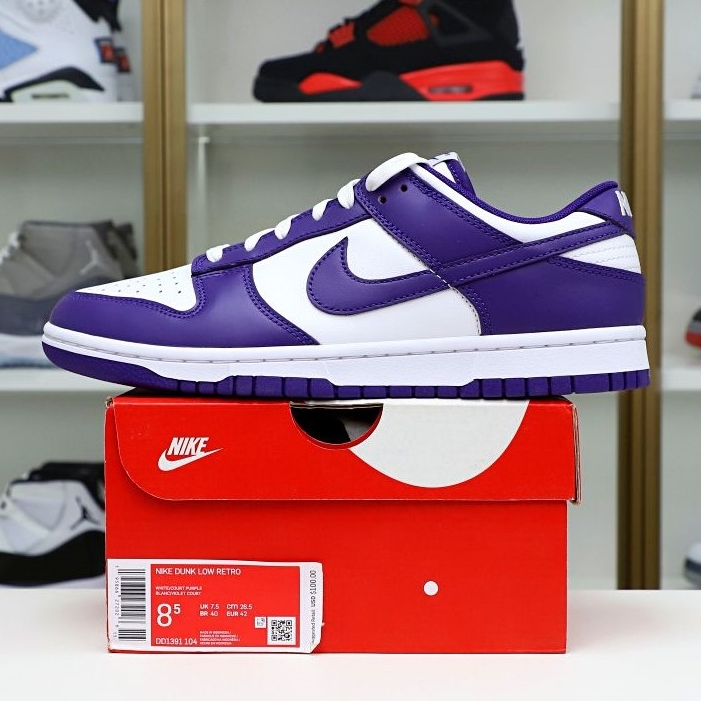 NIKE DUNK LOW RETRO COURT PURPLE - finekick.vip