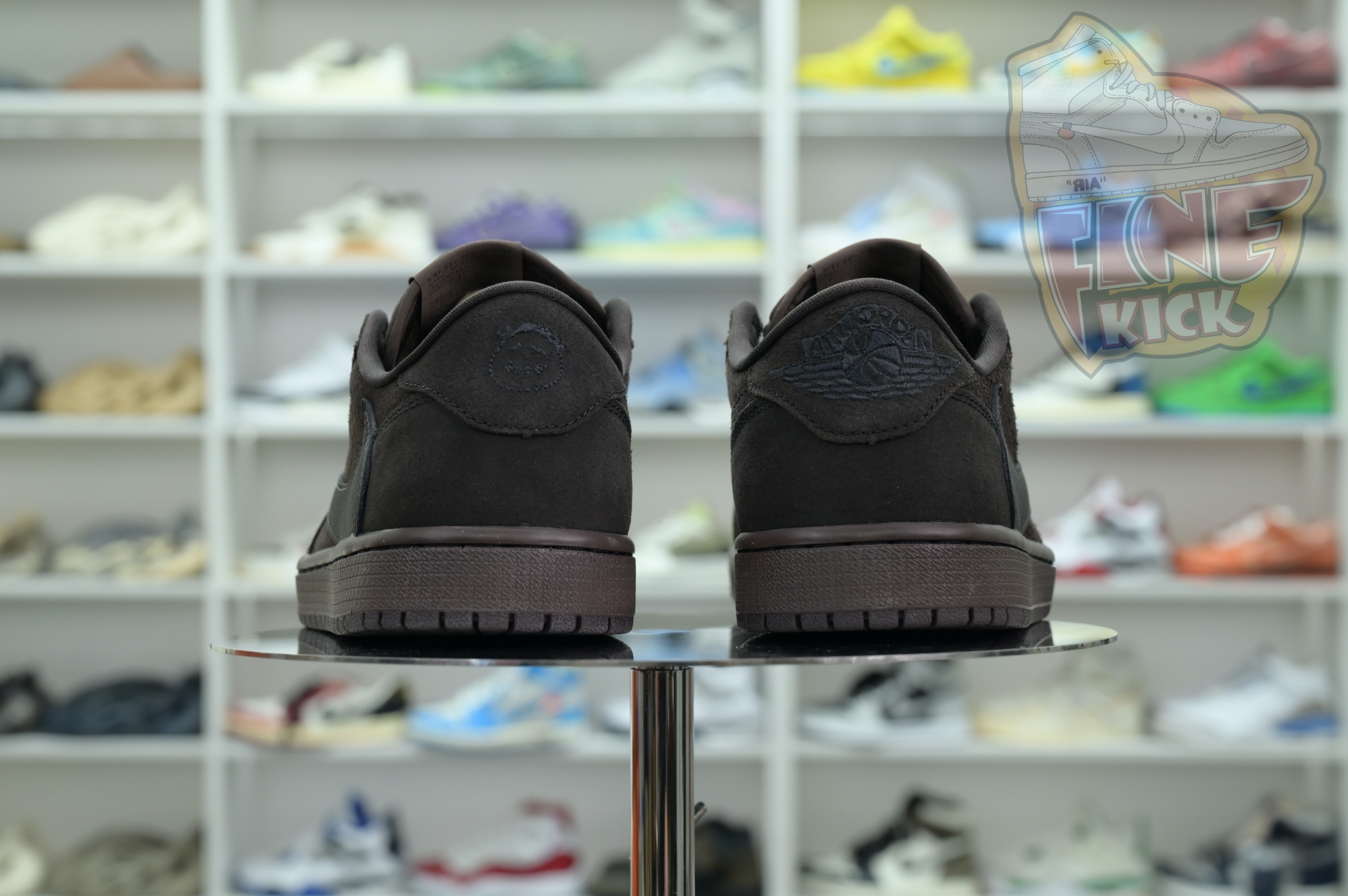 Travis Scott x Air Jordan 1 Low OG“Velvet Brown” - finekick.vip