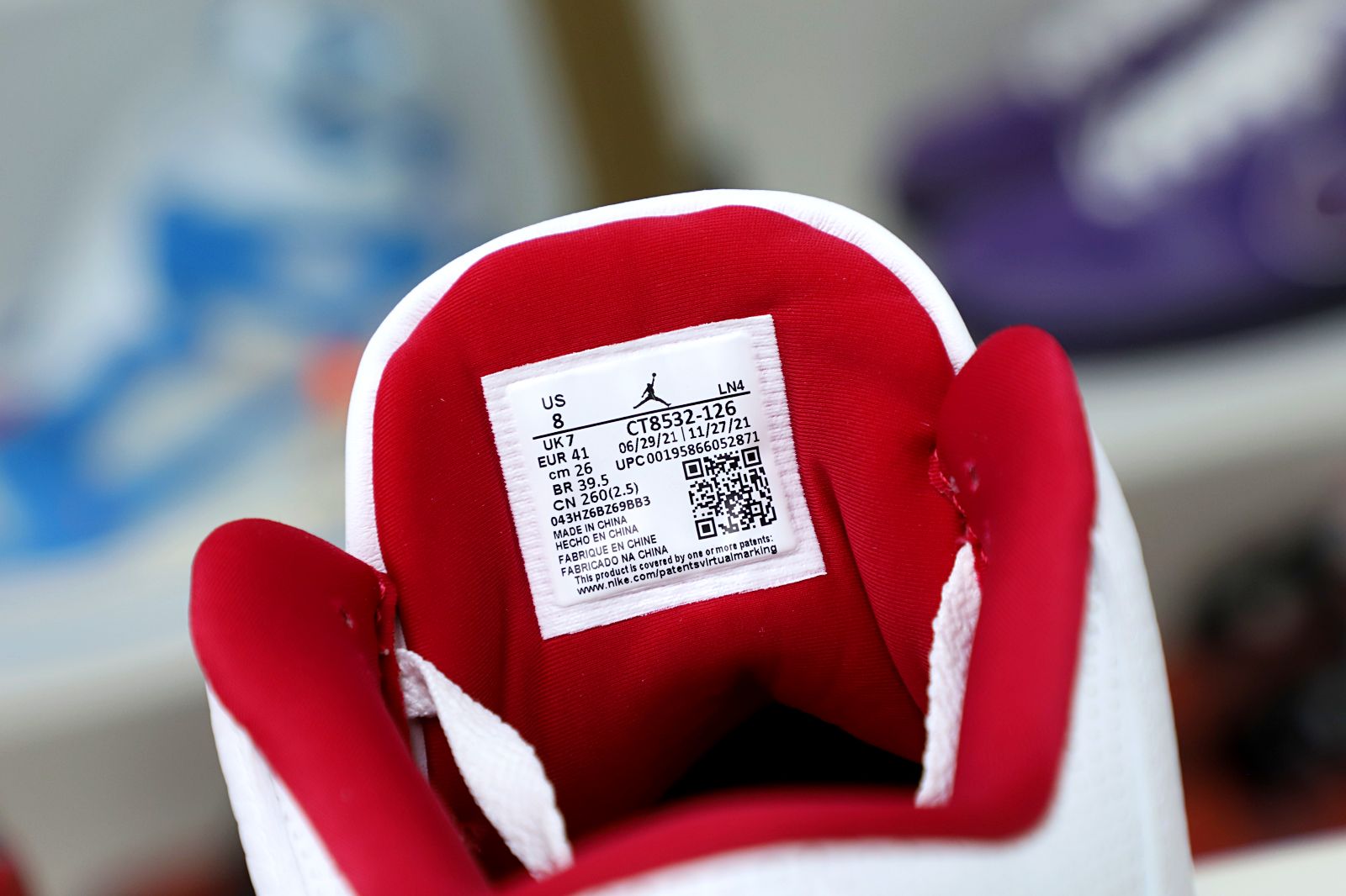 Air Jordan 3 Retro  Cardinal Red(CT8532-126) - finekick.vip