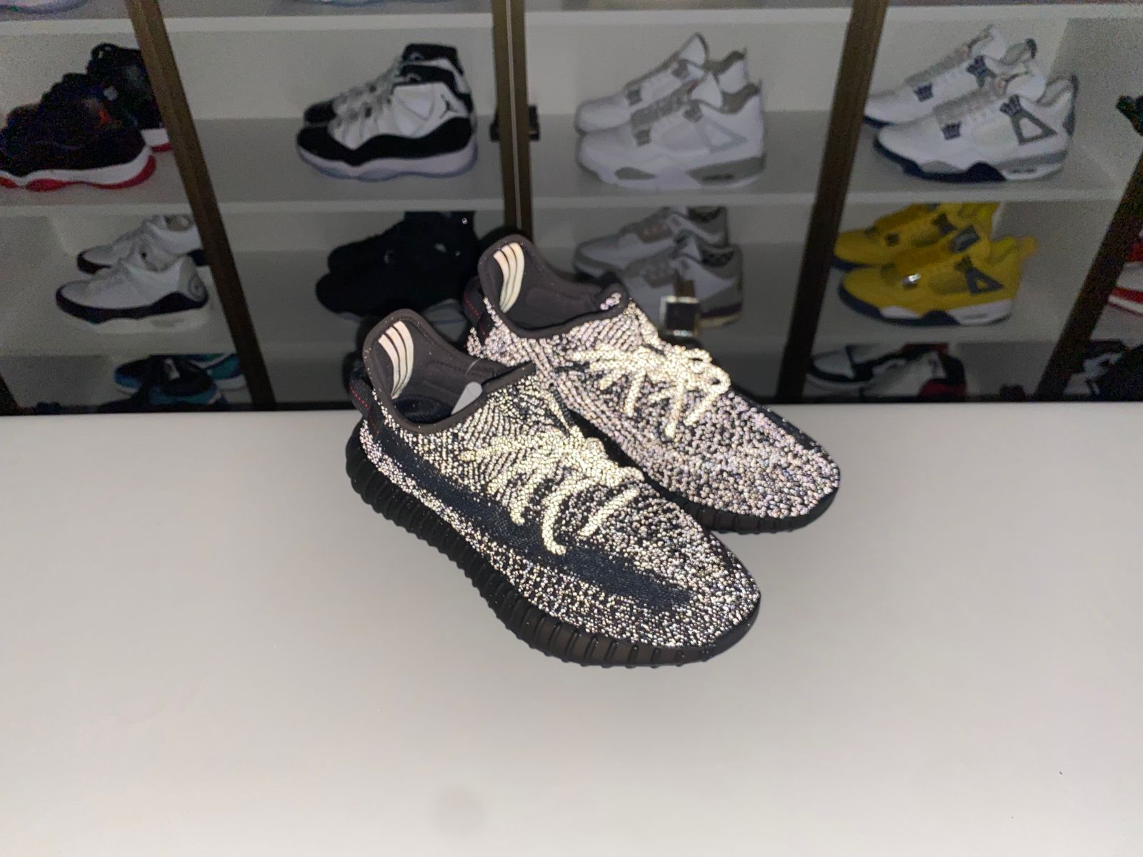 YEEZY BOOST 350 V2 'BLACK REFLECTIVE' - finekick.vip