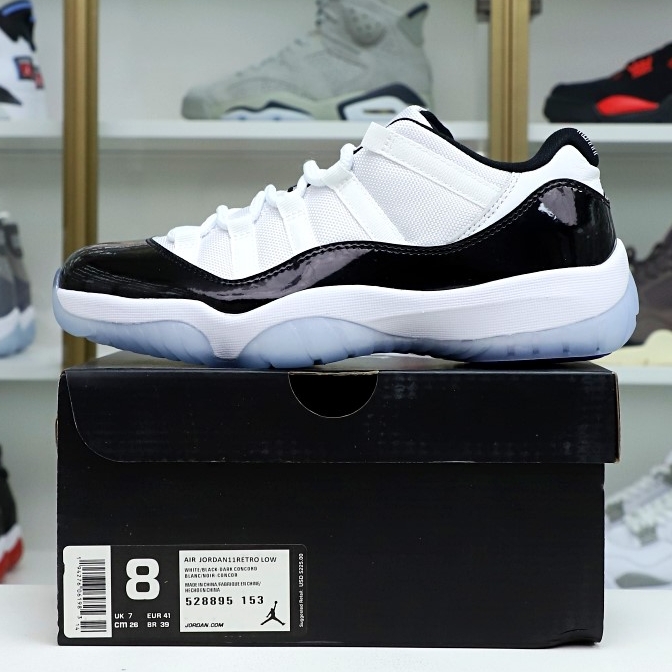 AIR JORDAN 11 RETRO LOW CONCORD - finekick.vip