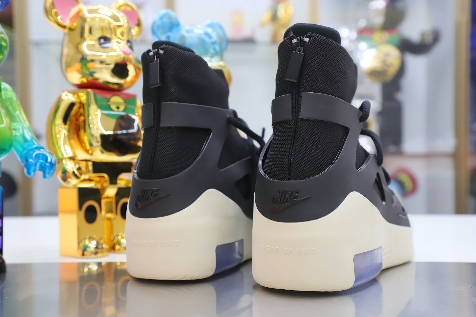 Nike Air Fear of God 1 black  fog - finekick.vip