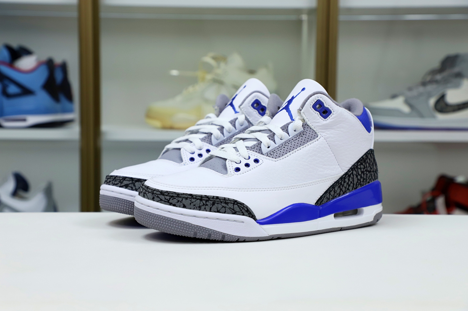 AIR JORDAN 3 RETRO 'RACER BLUE' (CT8532-145) - finekick.vip