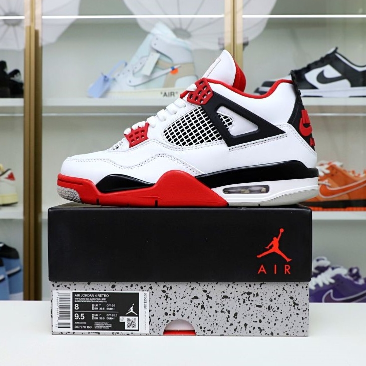 AIR JORDAN 4 RETRO 'FIRE RED' 2012 - finekick.vip