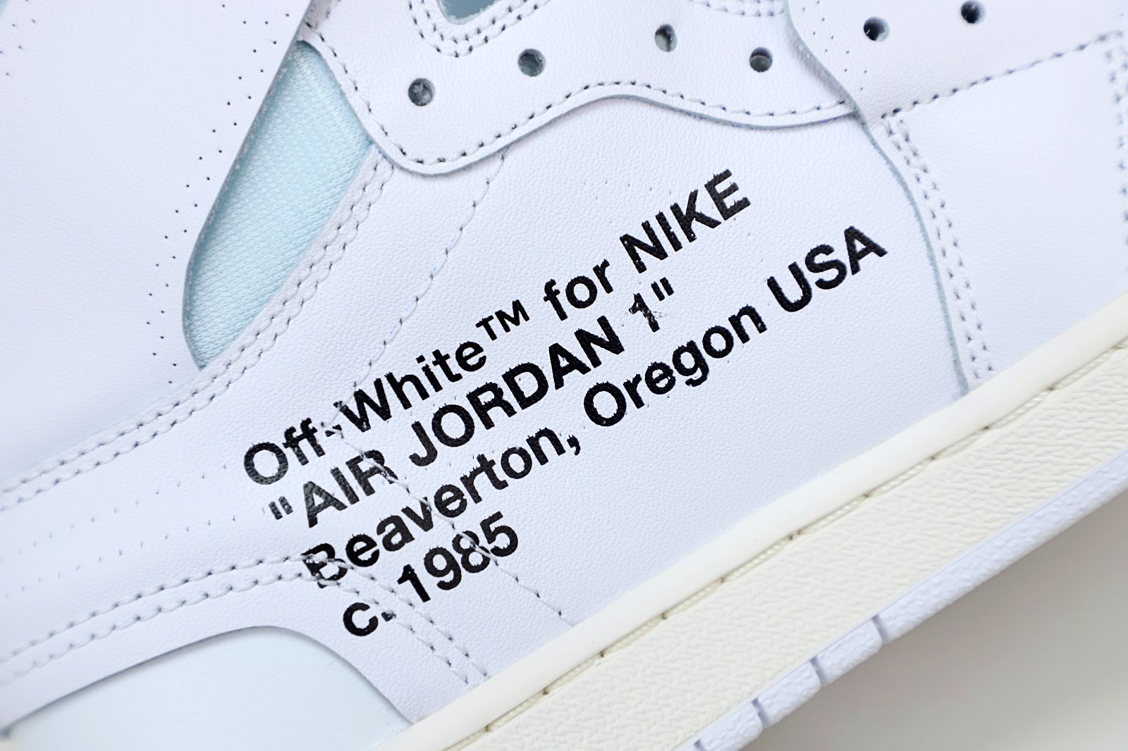 OFF-WHITE X AIR JORDAN 1 RETRO HIGH OG 'WHITE' 2018 - finekick.vip