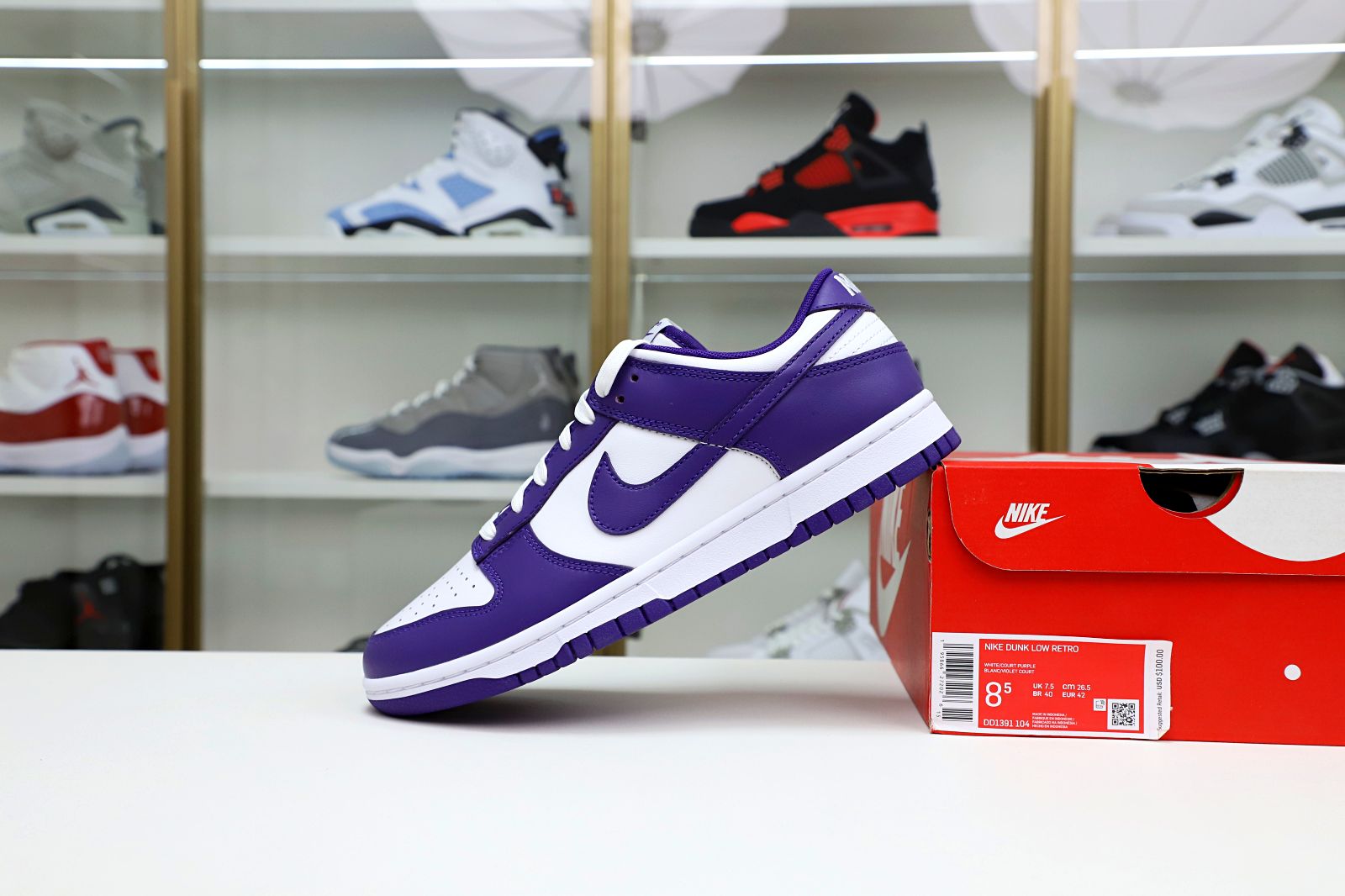 NIKE DUNK LOW RETRO COURT PURPLE - finekick.vip