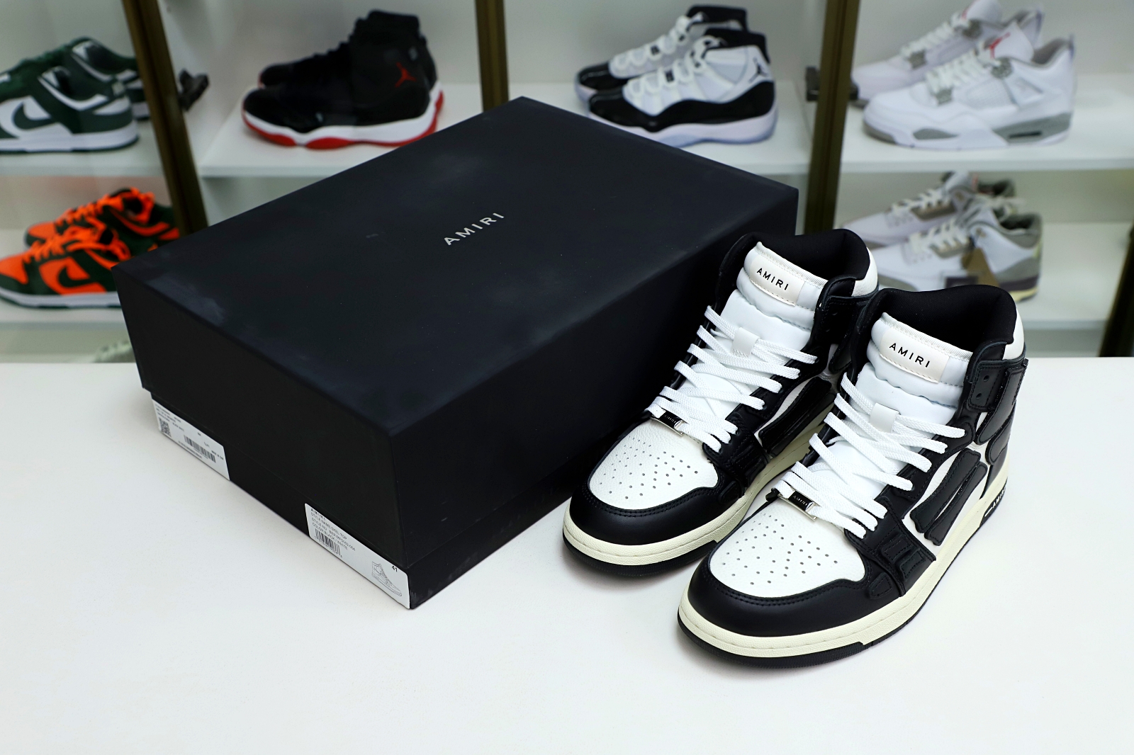 AMIRI LEATHER SKEL High - finekick.vip