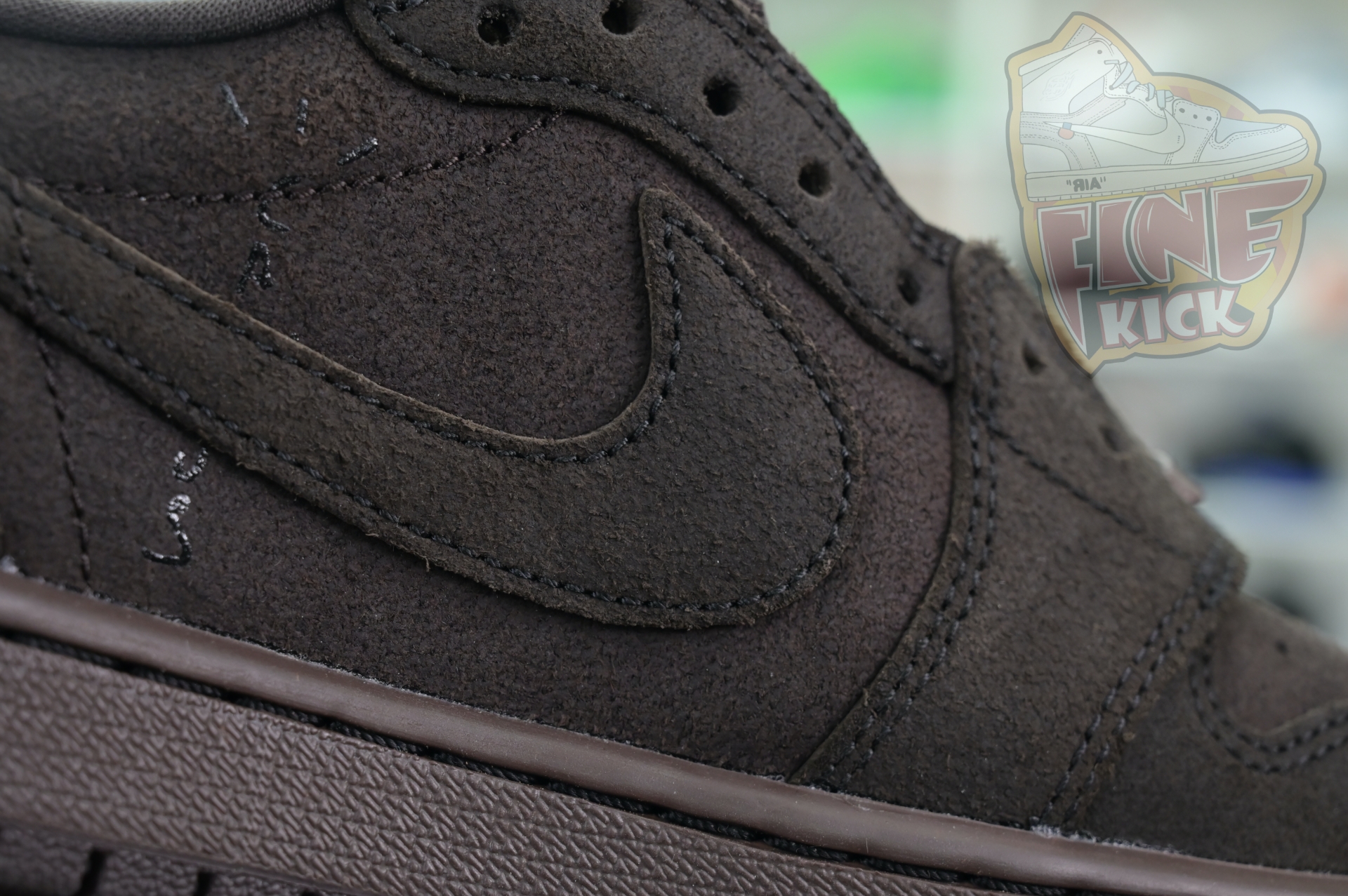 Travis Scott x Air Jordan 1 Low OG“Velvet Brown” - finekick.vip