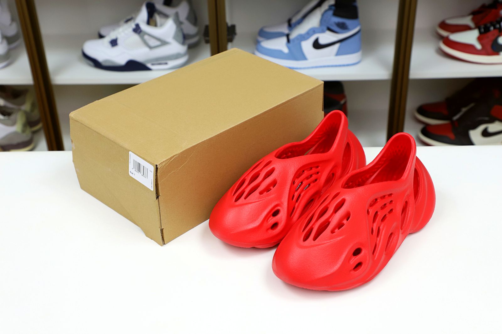 YEEZY FOAM RUNNER 'VERMILION' - finekick.vip