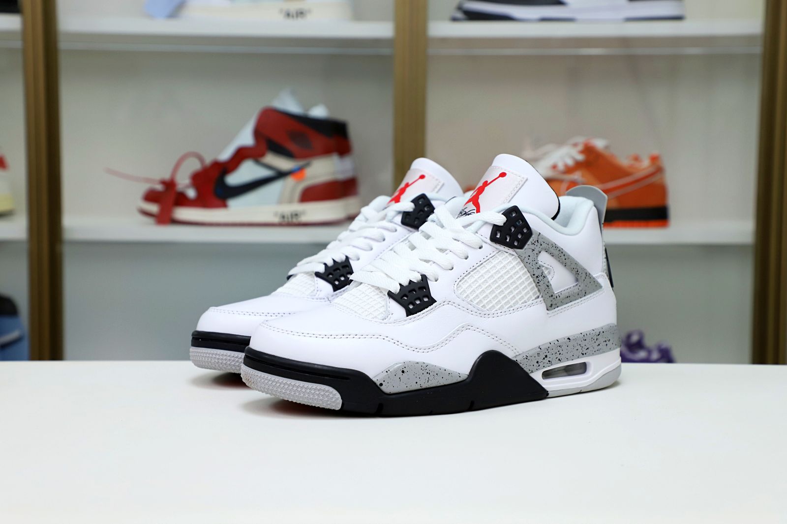 Air Jordan 4 Retro White Cement - finekick.vip