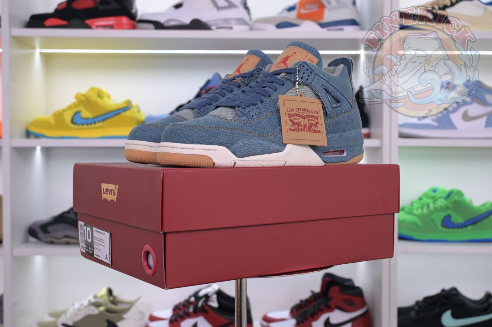 Air Jordan 4 retro levis denim - finekick.vip