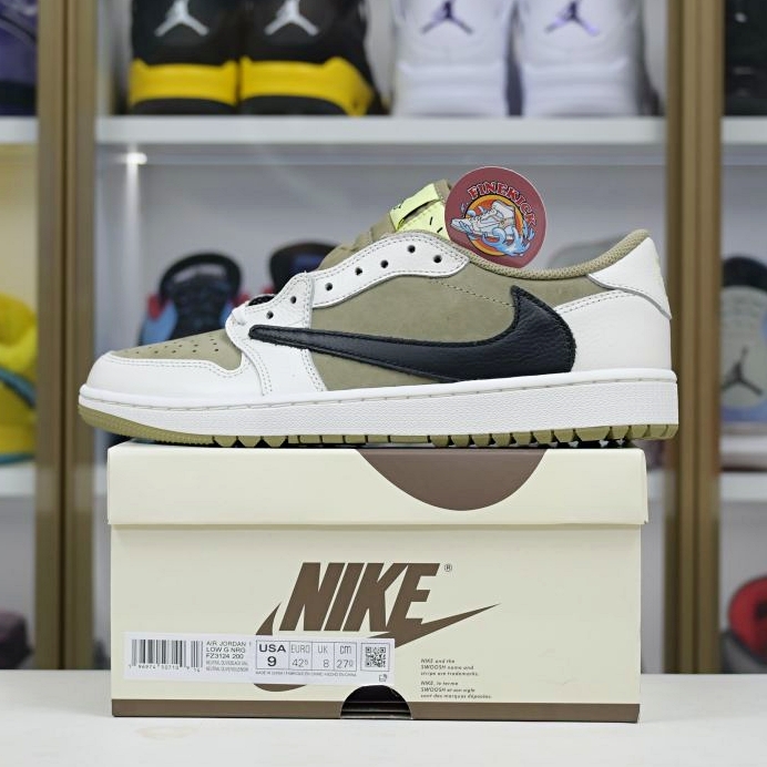Travis Scott x Air Jordan 1  Low Golf 6.0 - finekick.vip
