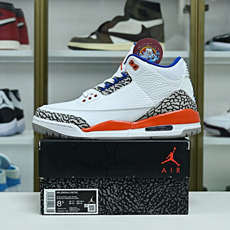 AIR JORDAN 3 RETRO 'KNICKS' - finekick.vip