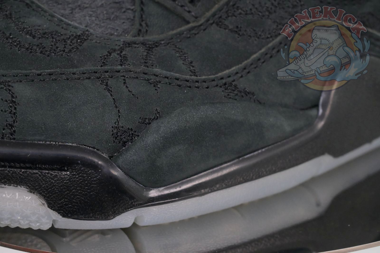 Air Jordan 4 kaws black - finekick.vip