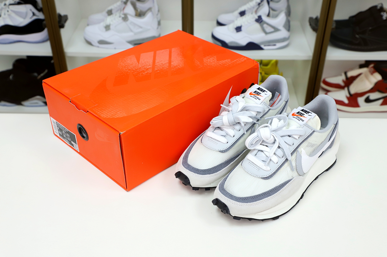 SACAI X LDWAFFLE 'SUMMIT WHITE' - finekick.vip