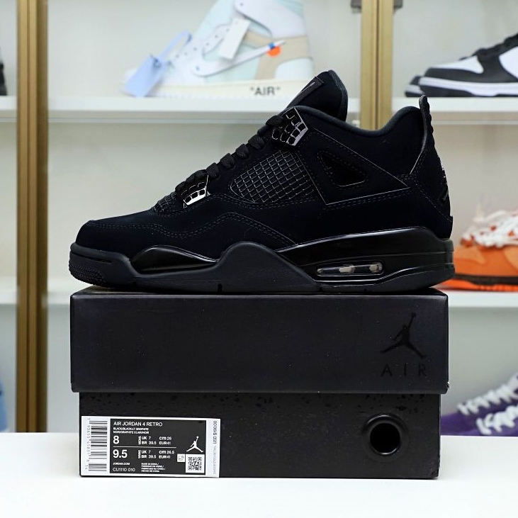 AIR JORDAN 4 RETRO 'BLACK CAT' 2020 - finekick.vip