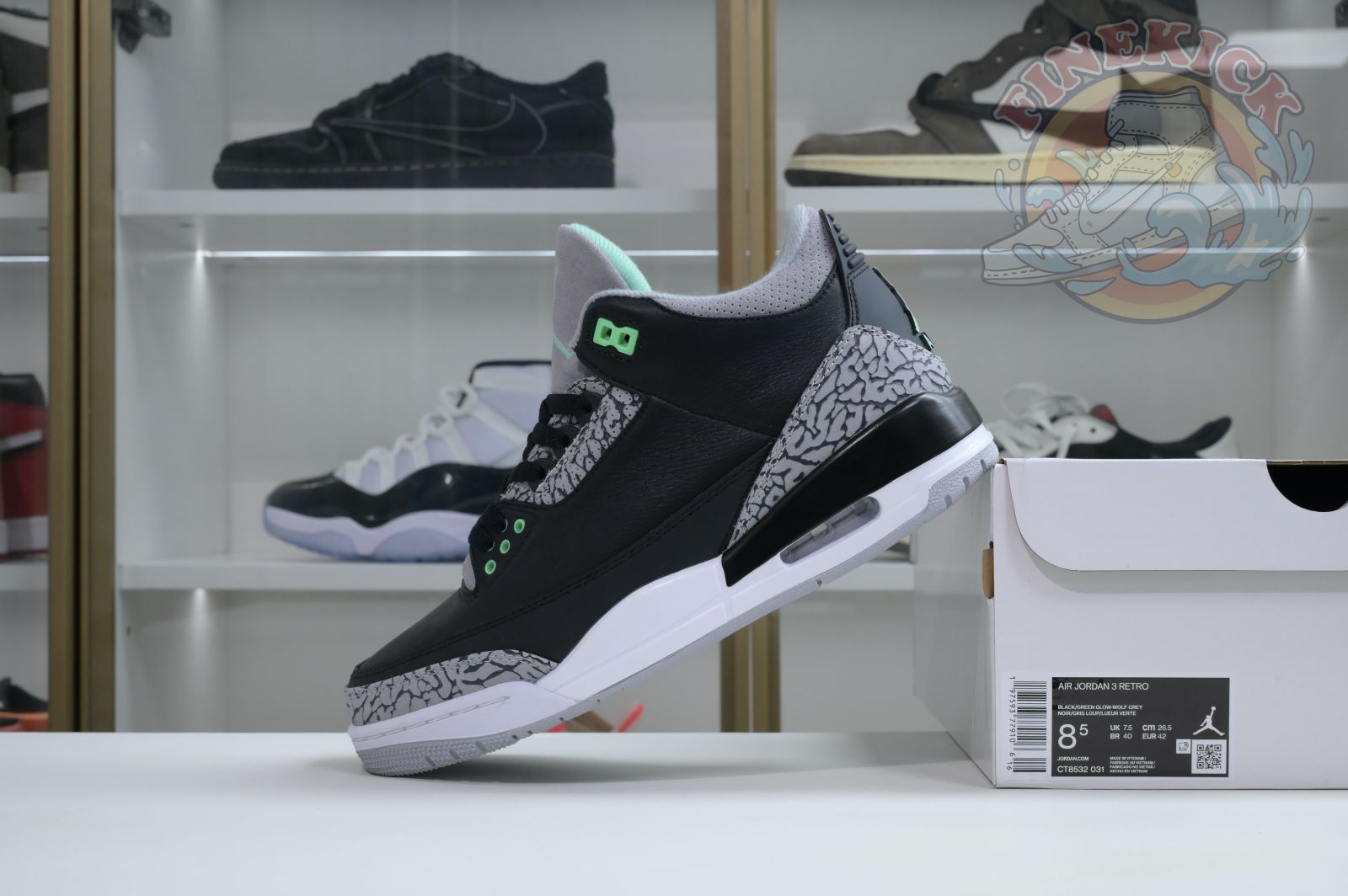 Air Jordan 3 Green Glow - finekick.vip
