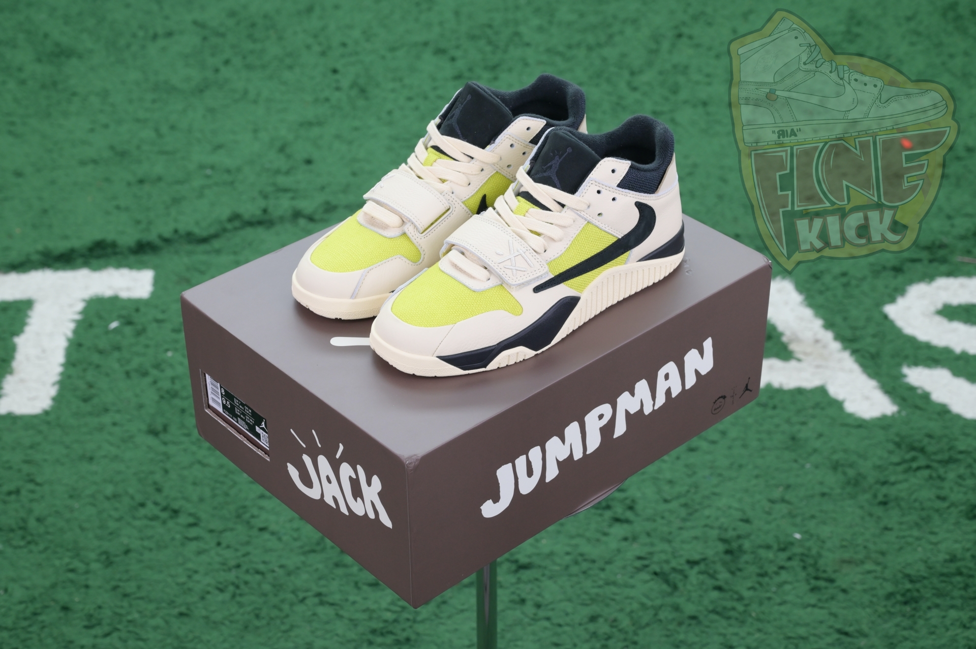 Travis Scottx Air Jordan Jumpman Jack TR“Bright Cactus”  FZ8117-102 - finekick.vip