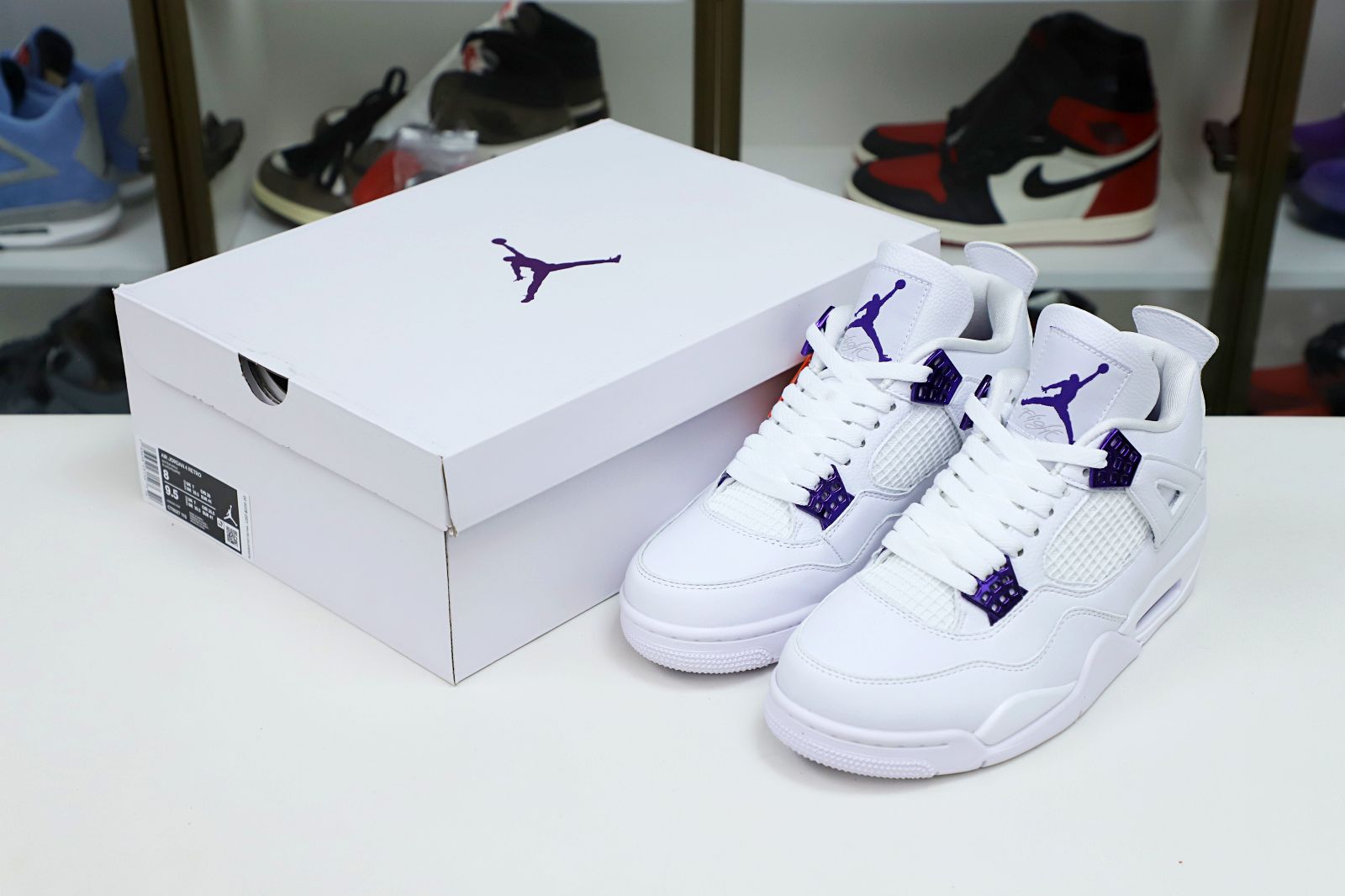 AIR JORDAN 4 PURPLE METALLIC - finekick.vip