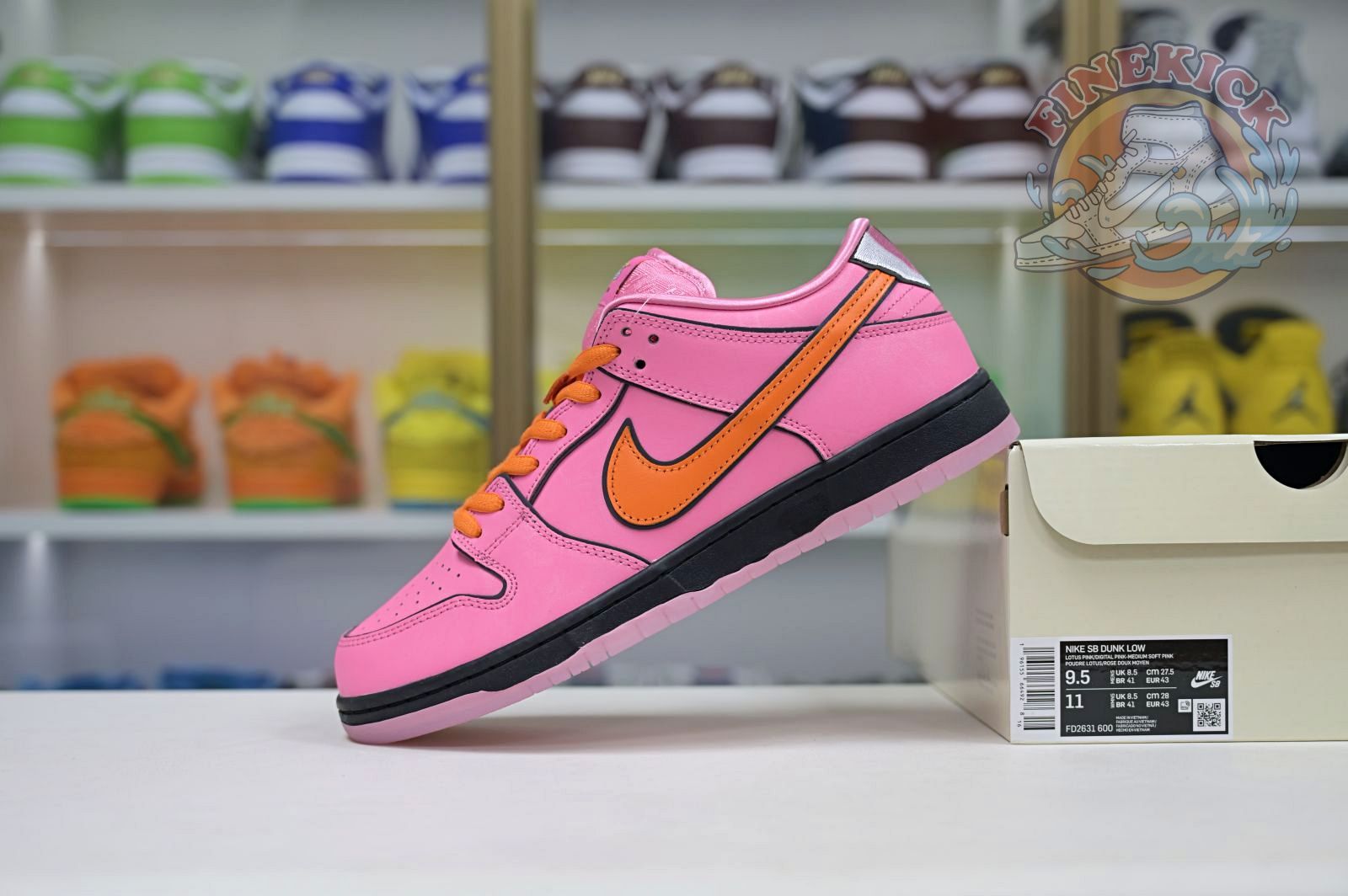 The Powerpuff Girls x Nike Dunk SB Low - finekick.vip