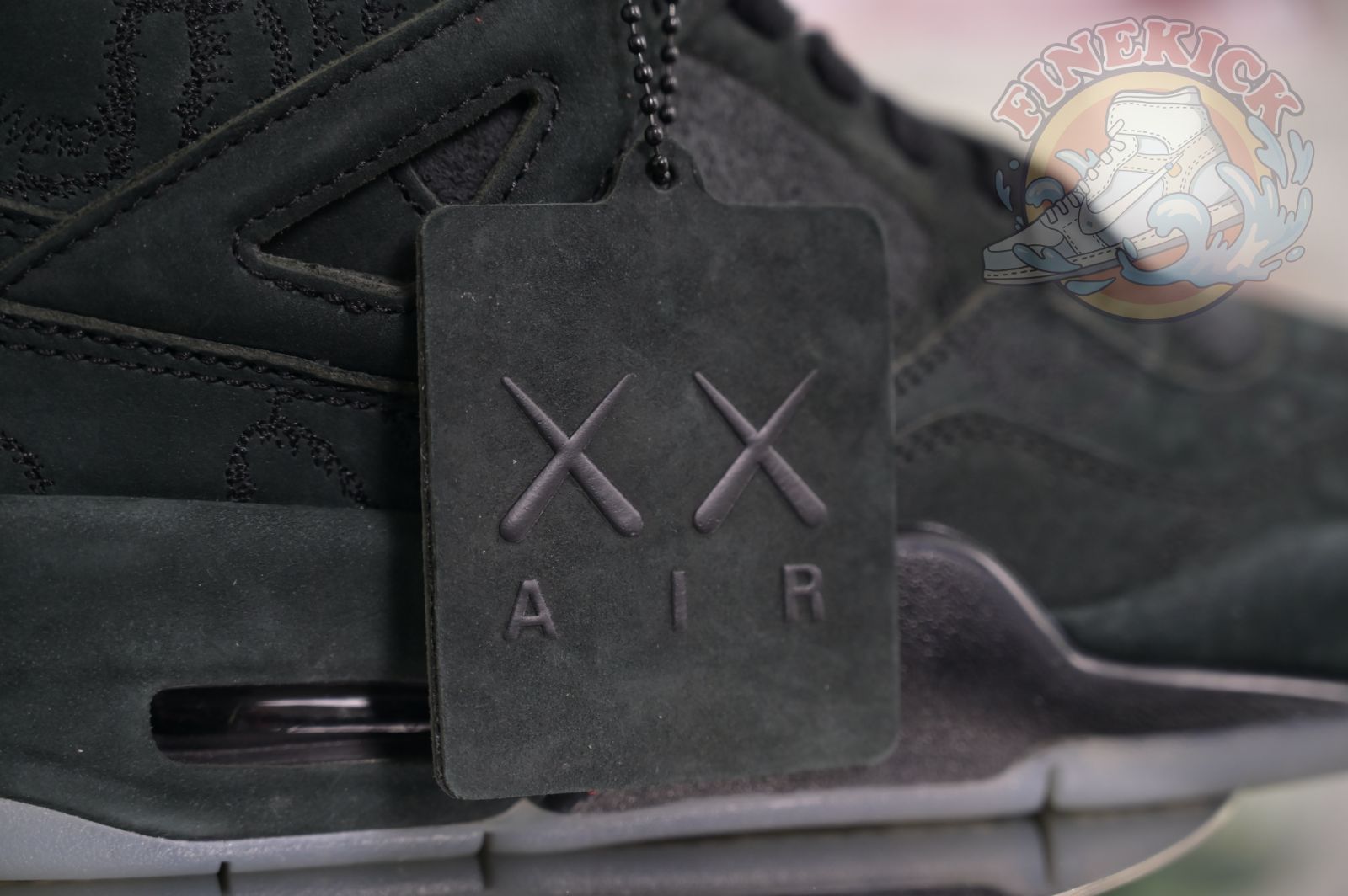 Air Jordan 4 kaws black - finekick.vip