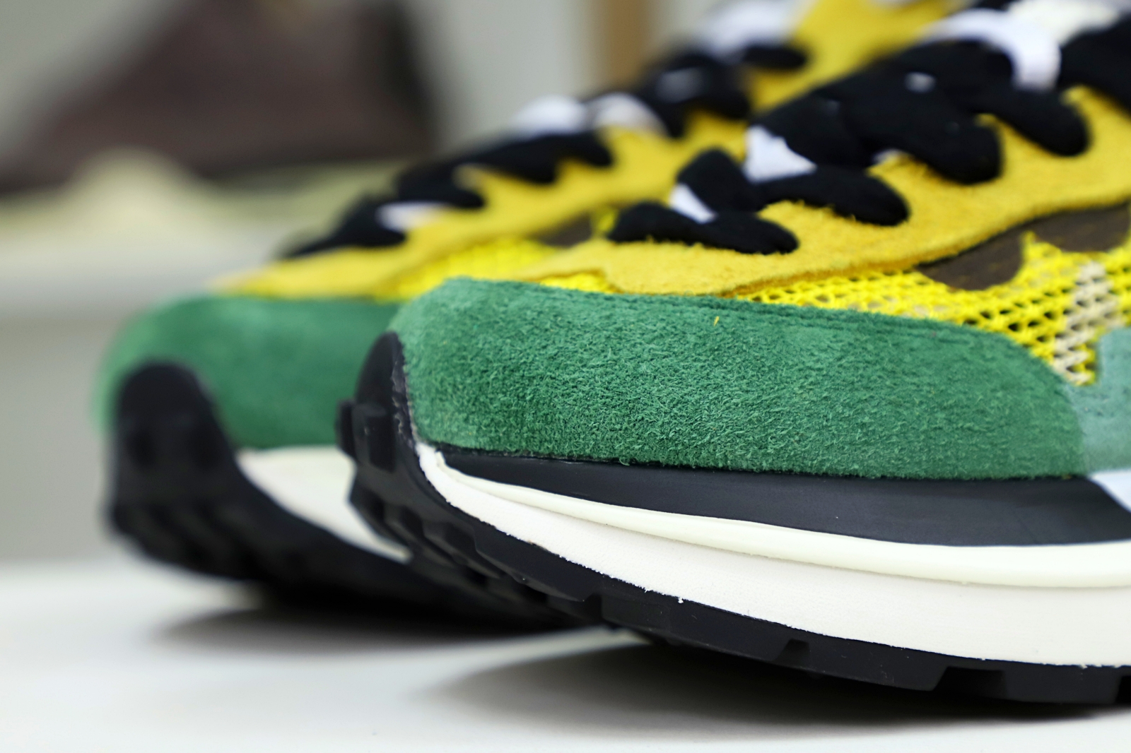 SACAI X VAPORWAFFLE 'TOUR YELLOW' - finekick.vip