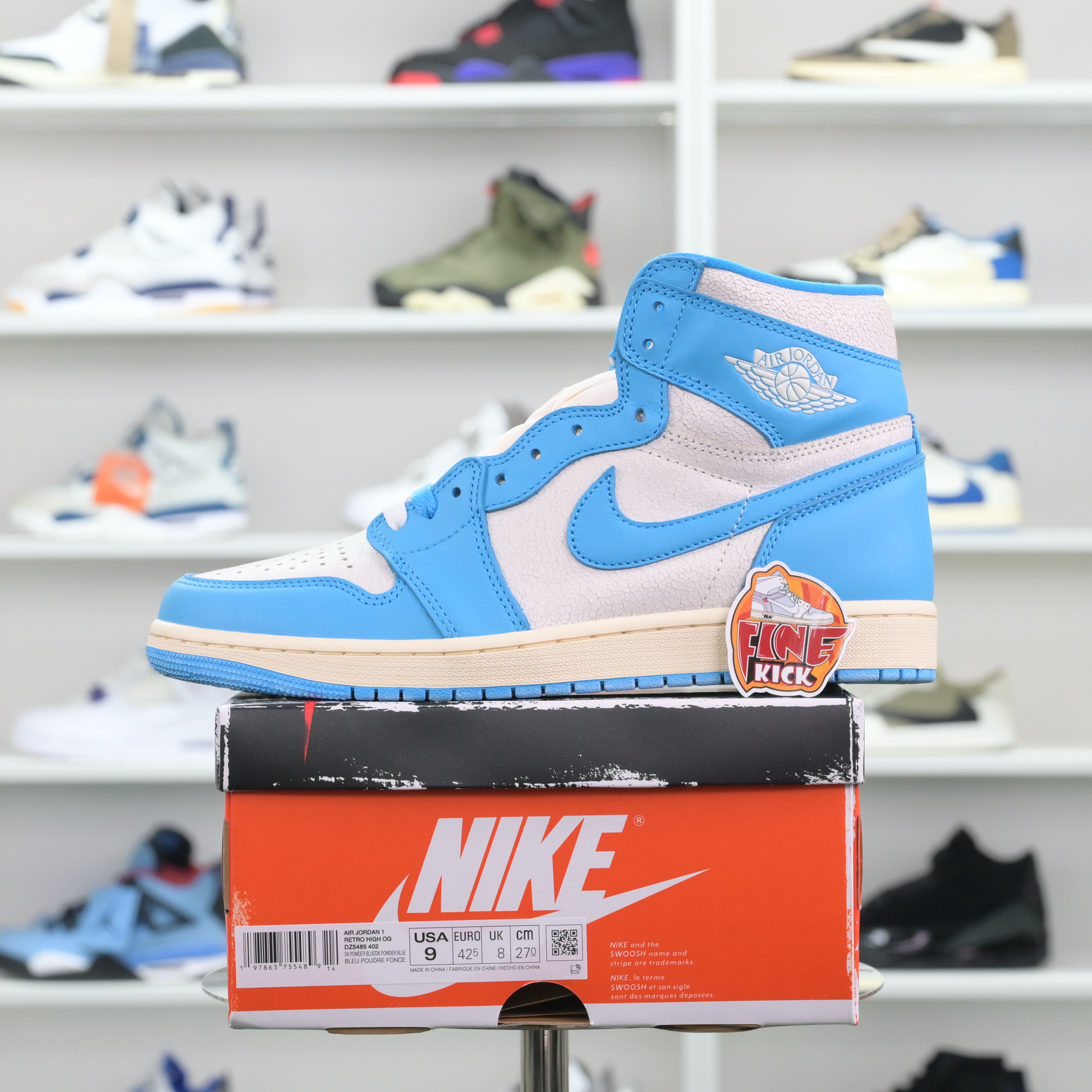 Air Jordan 1 High OG“UNC Reimagined” - finekick.vip